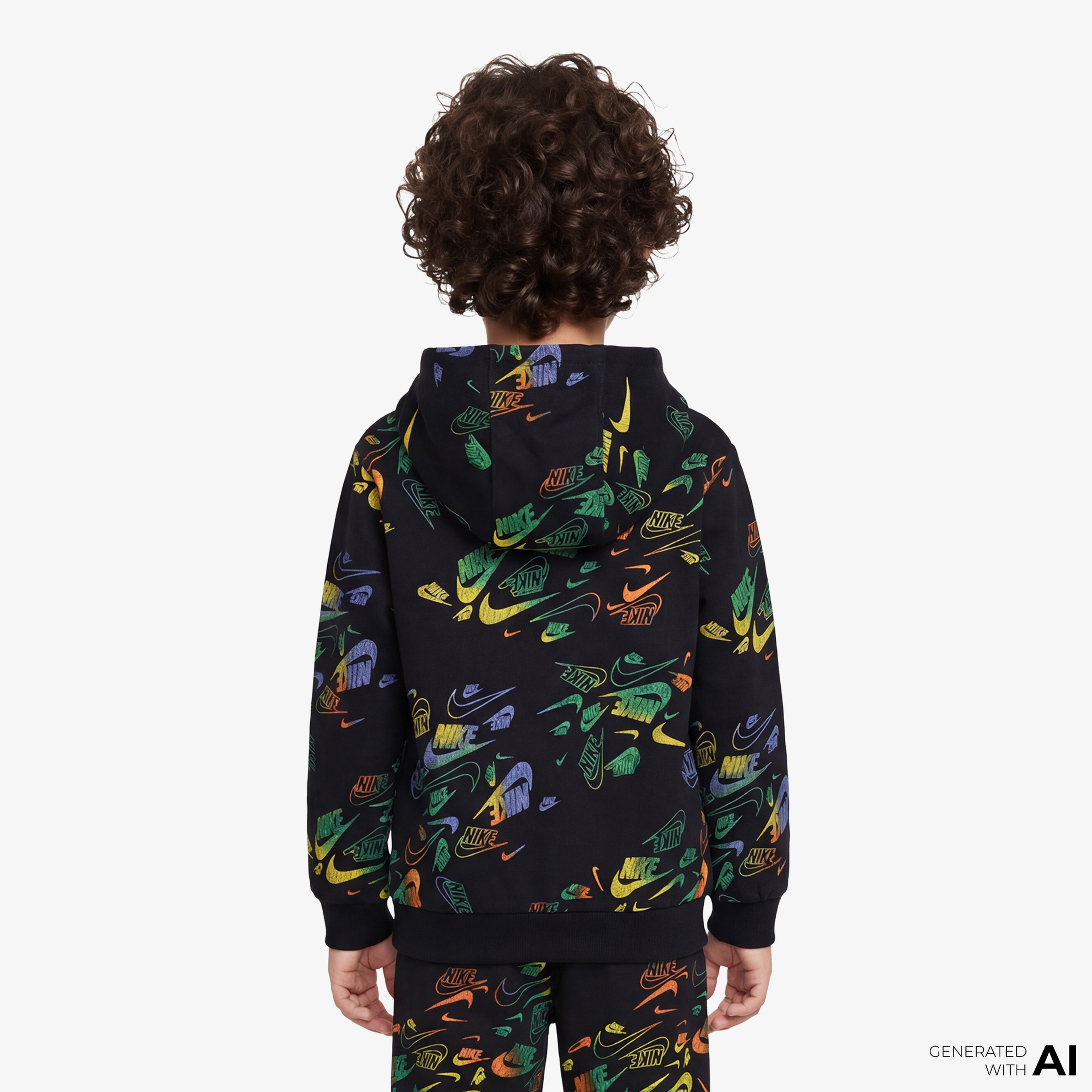 Nike Sportswear Reveal Çocuk Siyah Sweatshirt