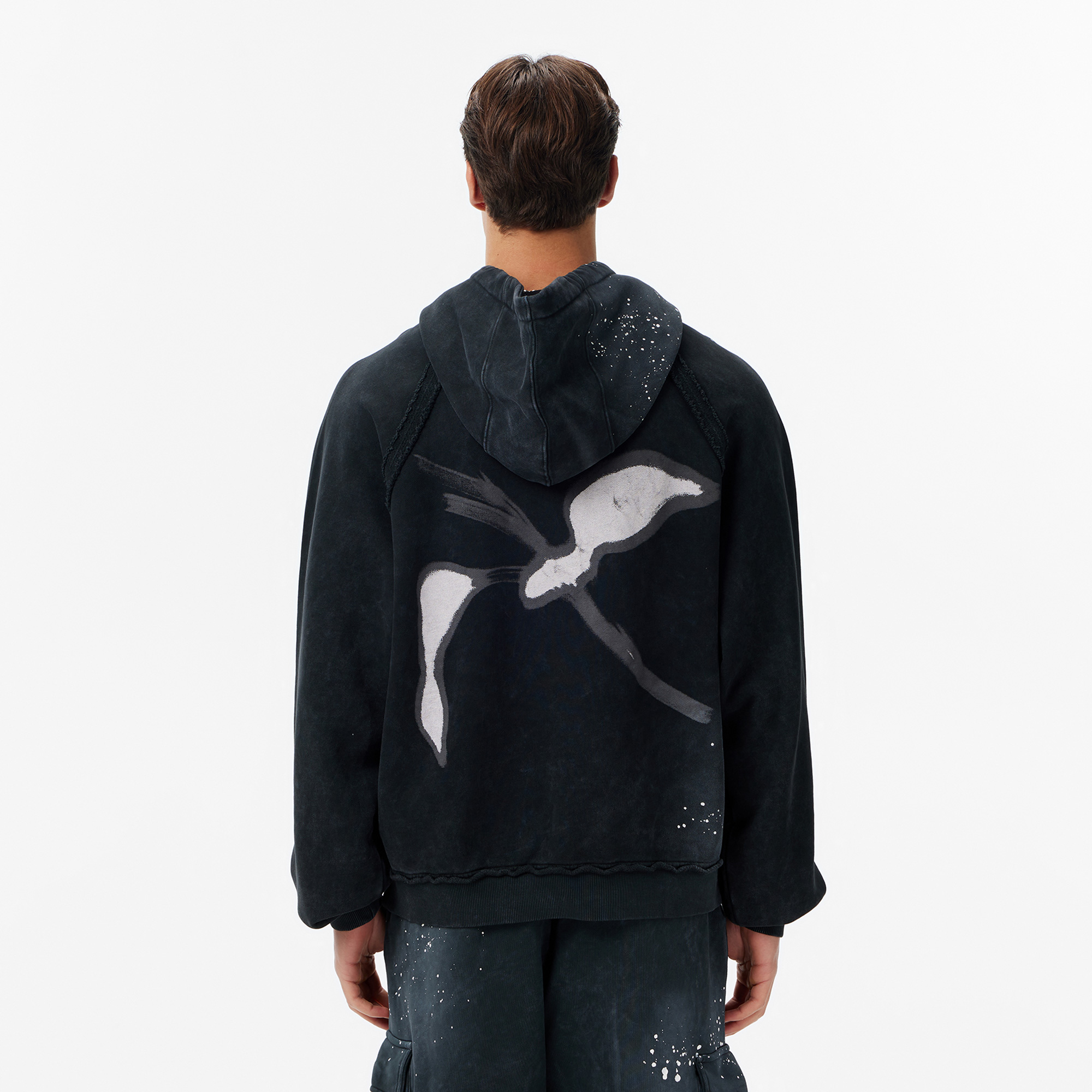 Les Benjamins Regular Fit Erkek Siyah Sweatshirt