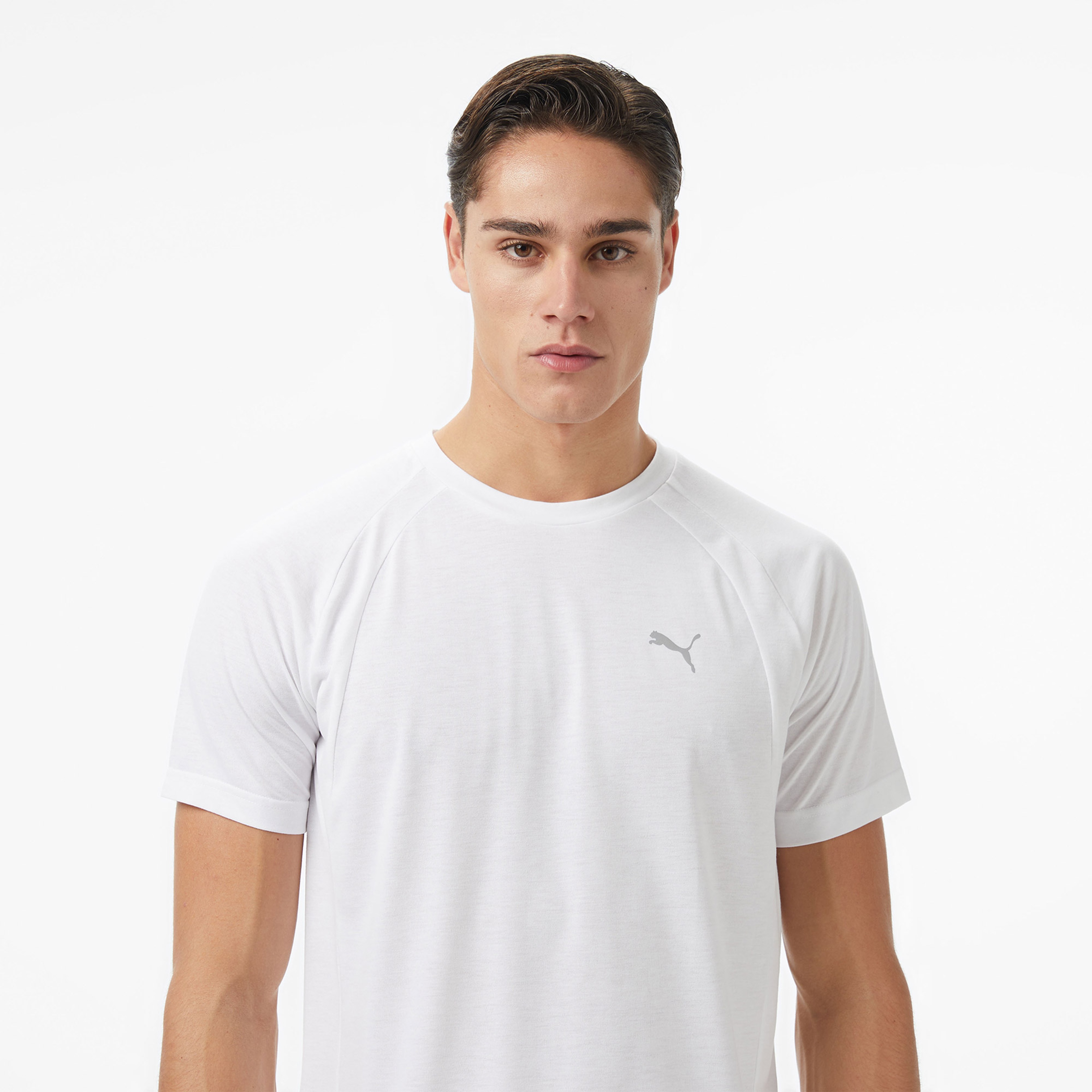 Puma Evostrıpe Erkek Beyaz T-Shirt