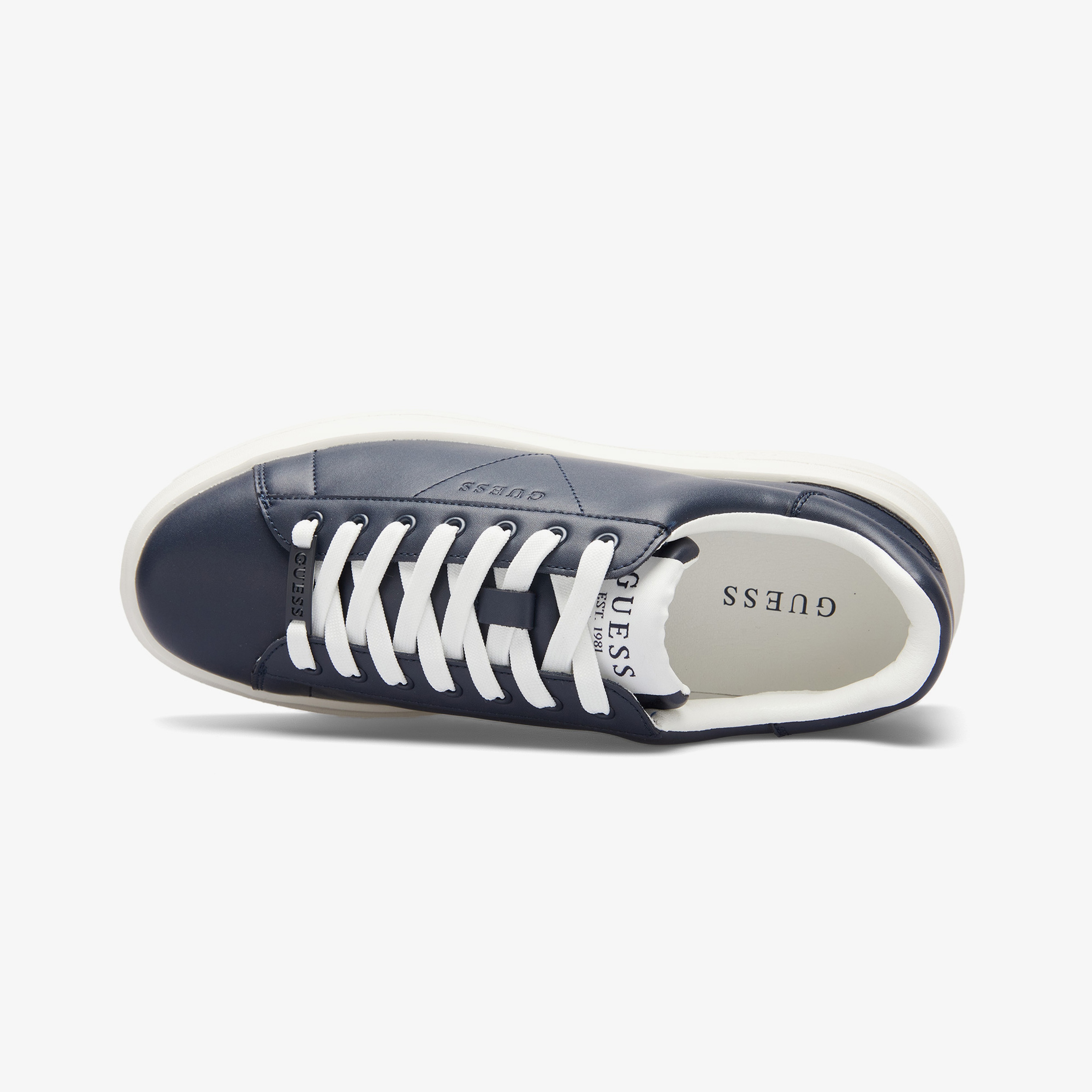 Guess Elba Leather Erkek Lacivert Sneaker
