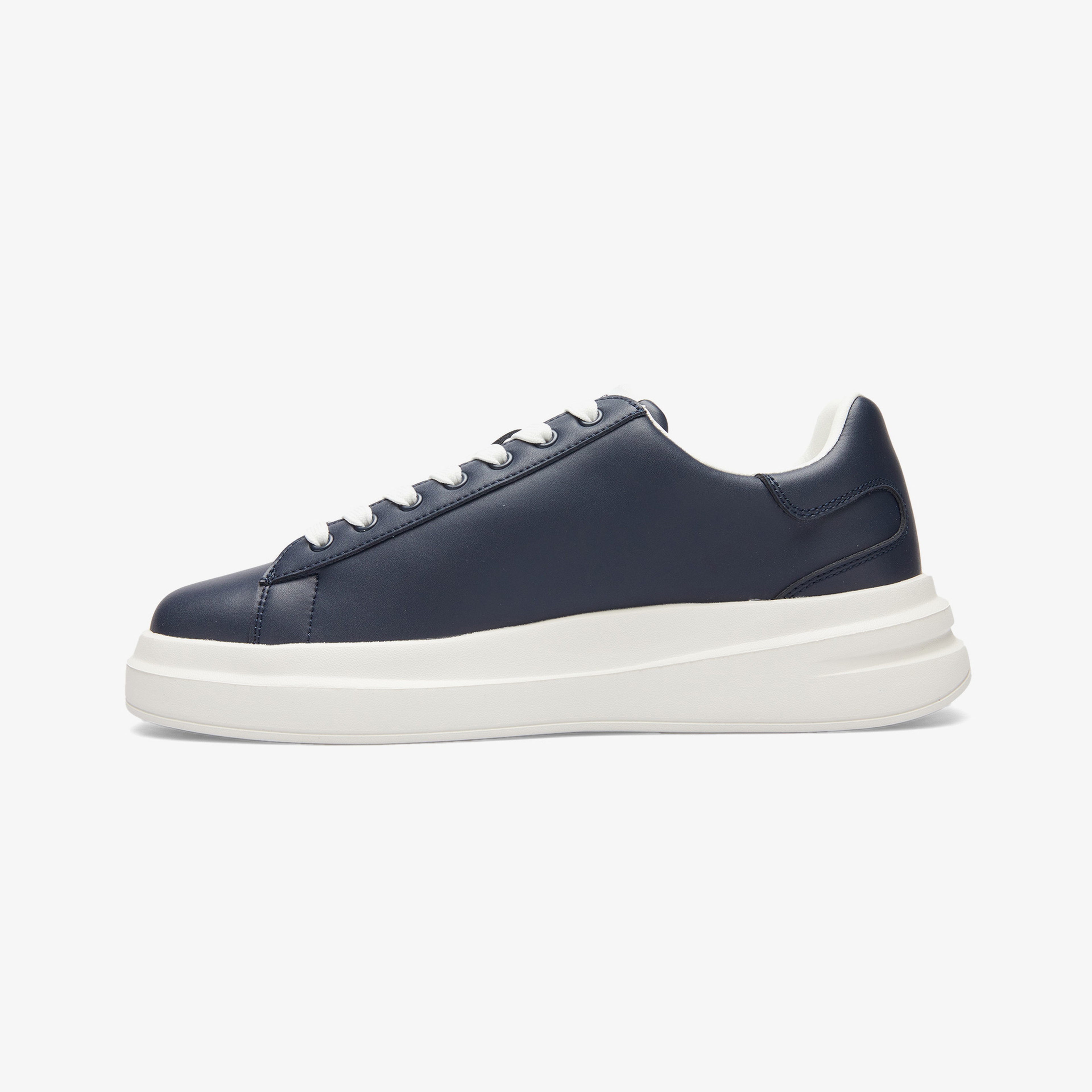 Guess Elba Leather Erkek Lacivert Sneaker