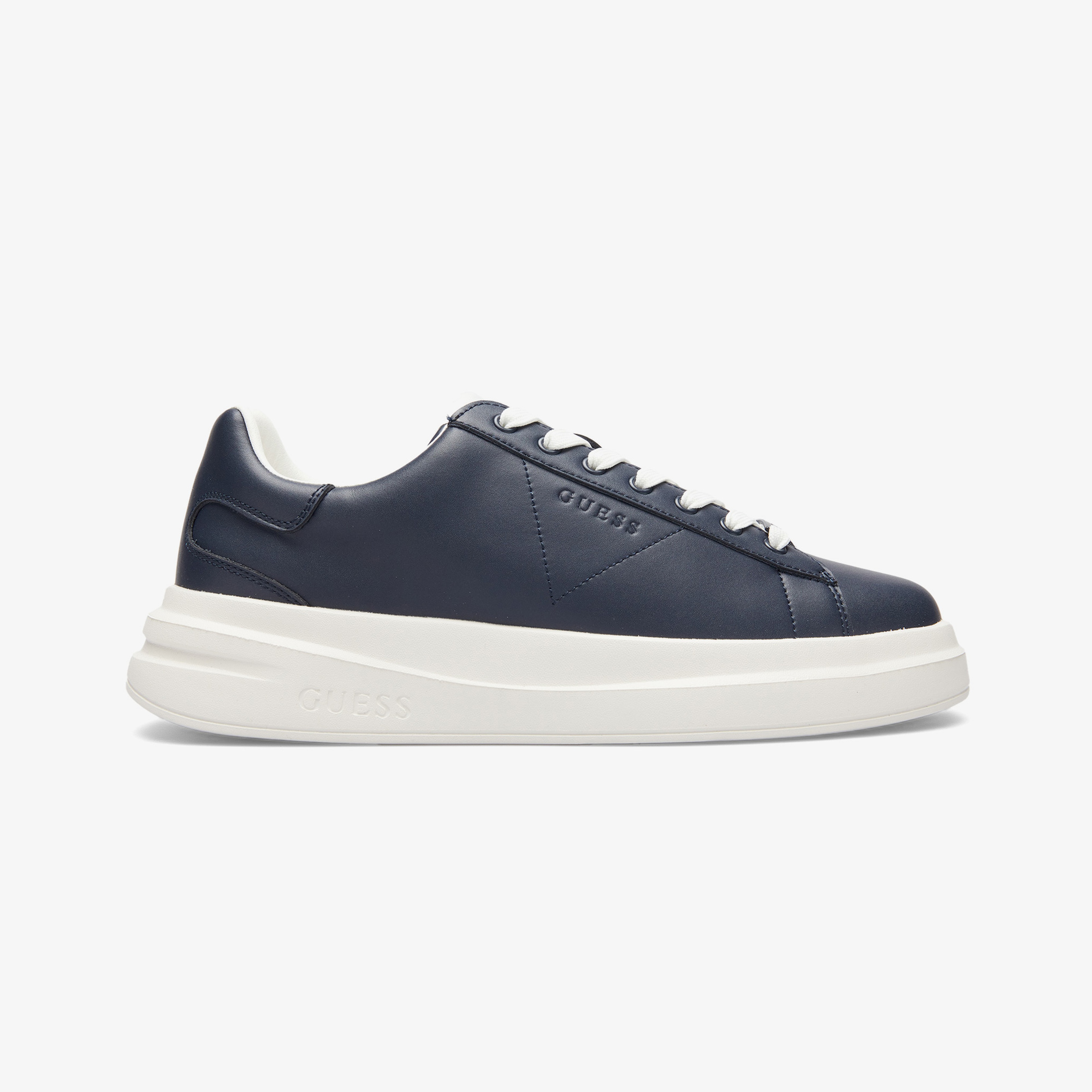 Guess Elba Leather Erkek Lacivert Sneaker