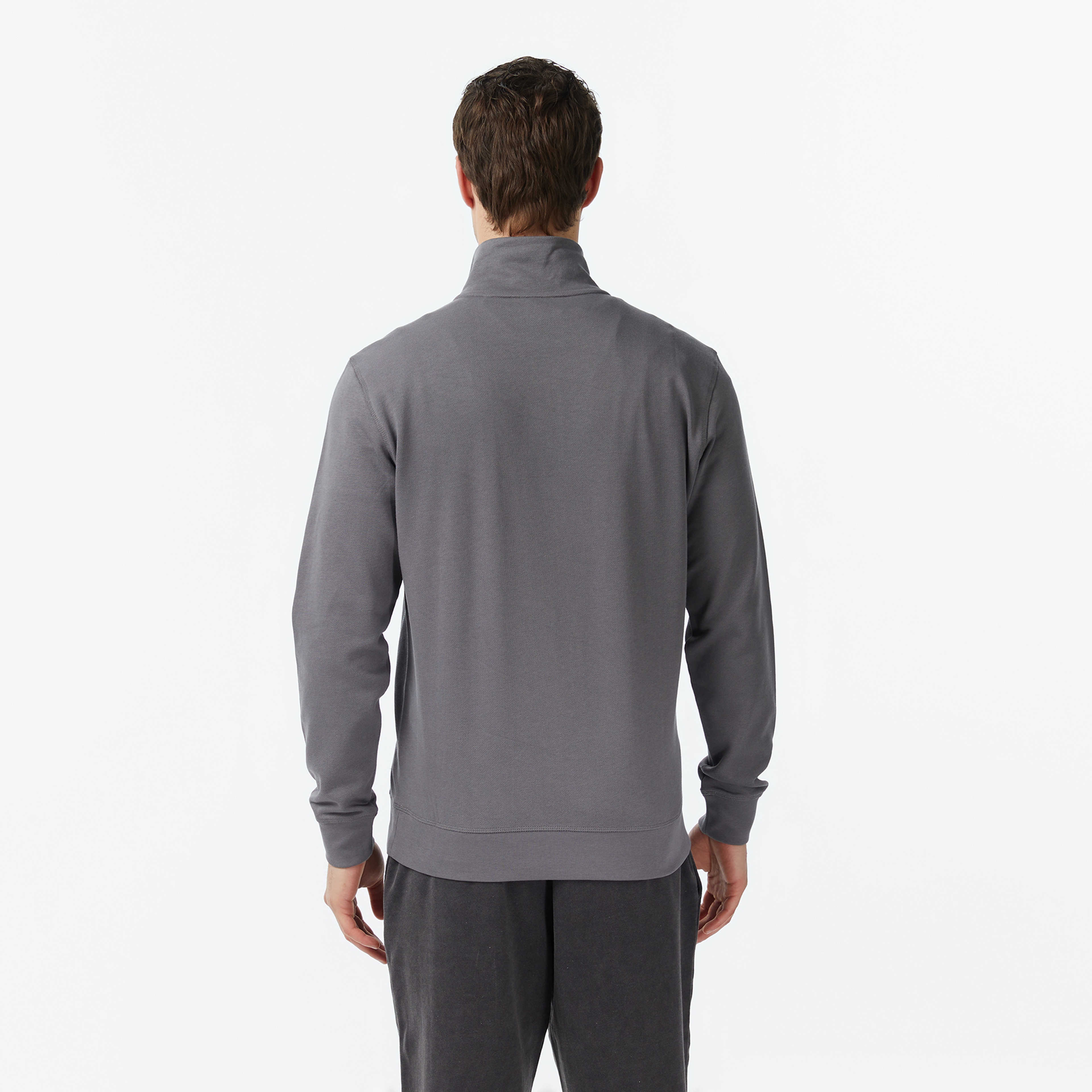 Boss Zetrust Erkek Gri Sweatshirt