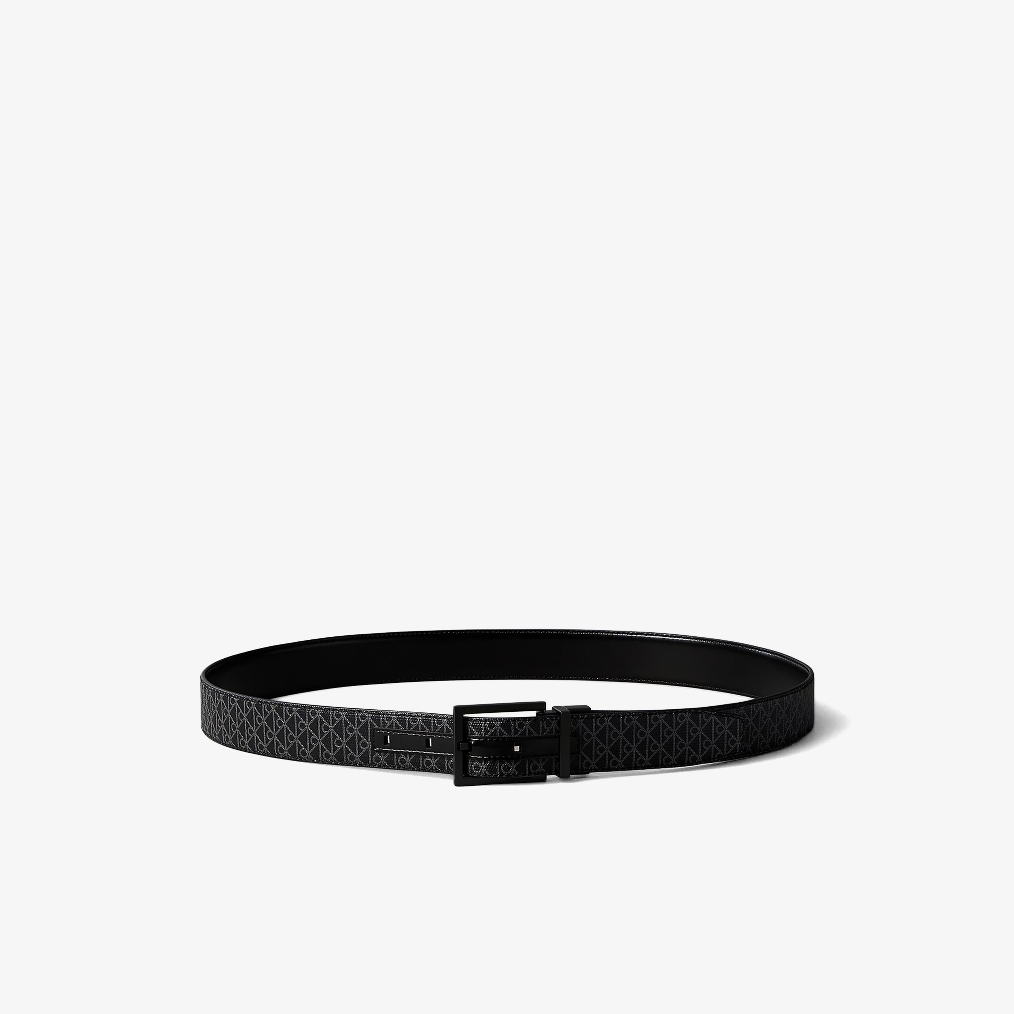 Calvin Klein Square Buckle Erkek Siyah Kemer