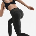 Nike Df Zenvy Hr 7/8 Tght Aop Kadın Siyah Tayt
