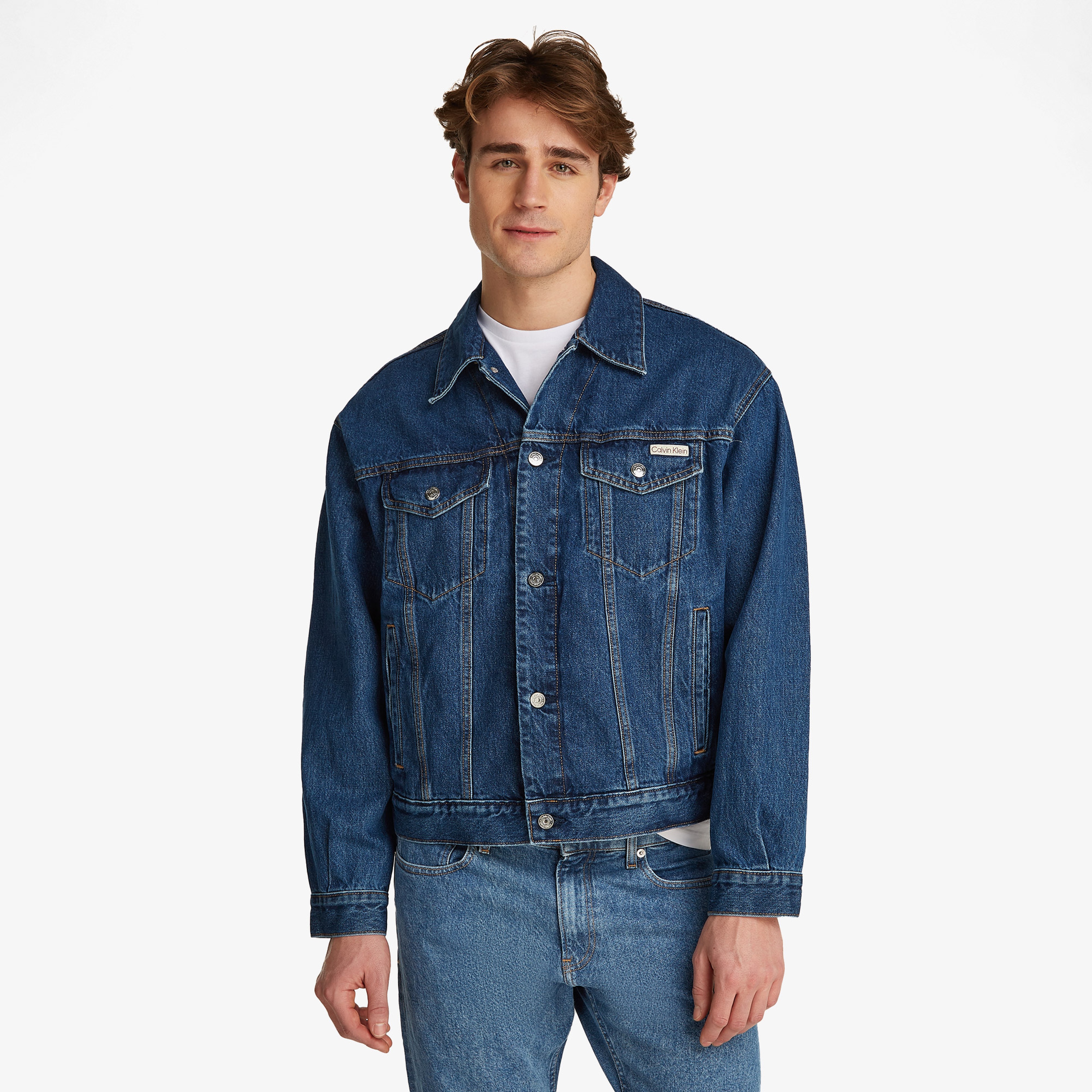 Calvin Klein Erkek Mavi Mont