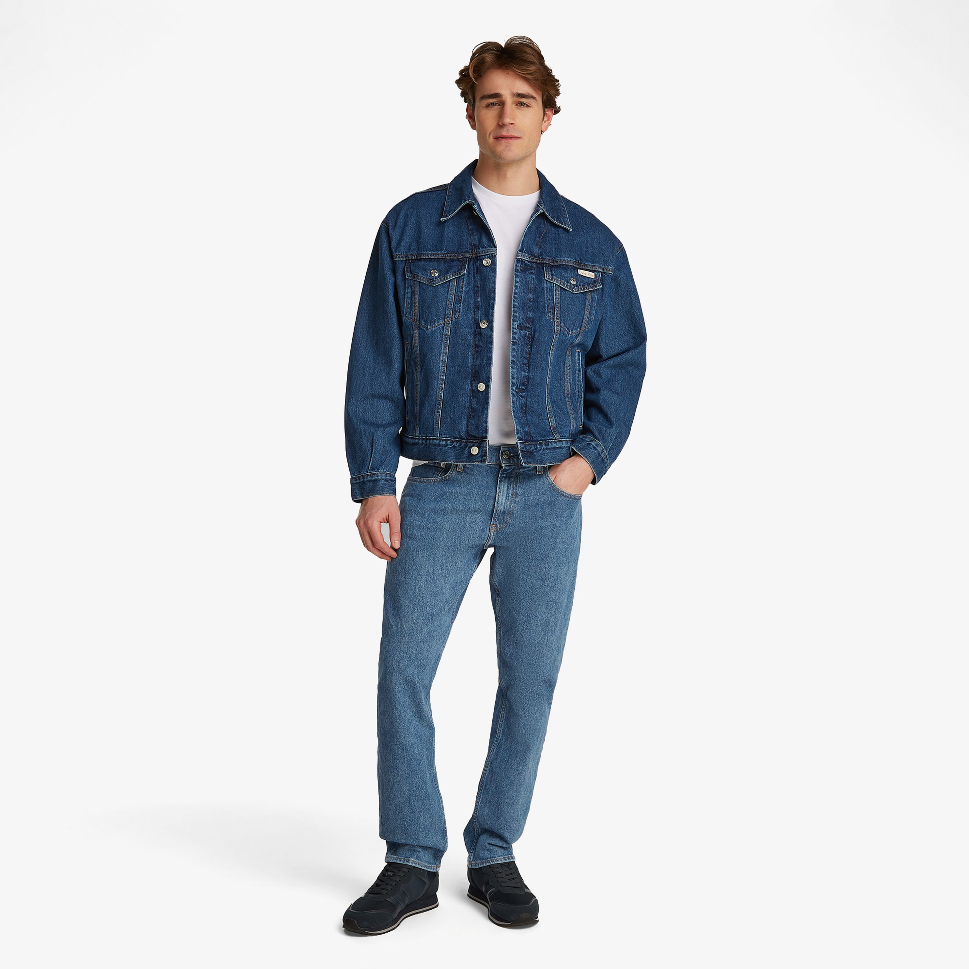 Calvin Klein Erkek Mavi Mont