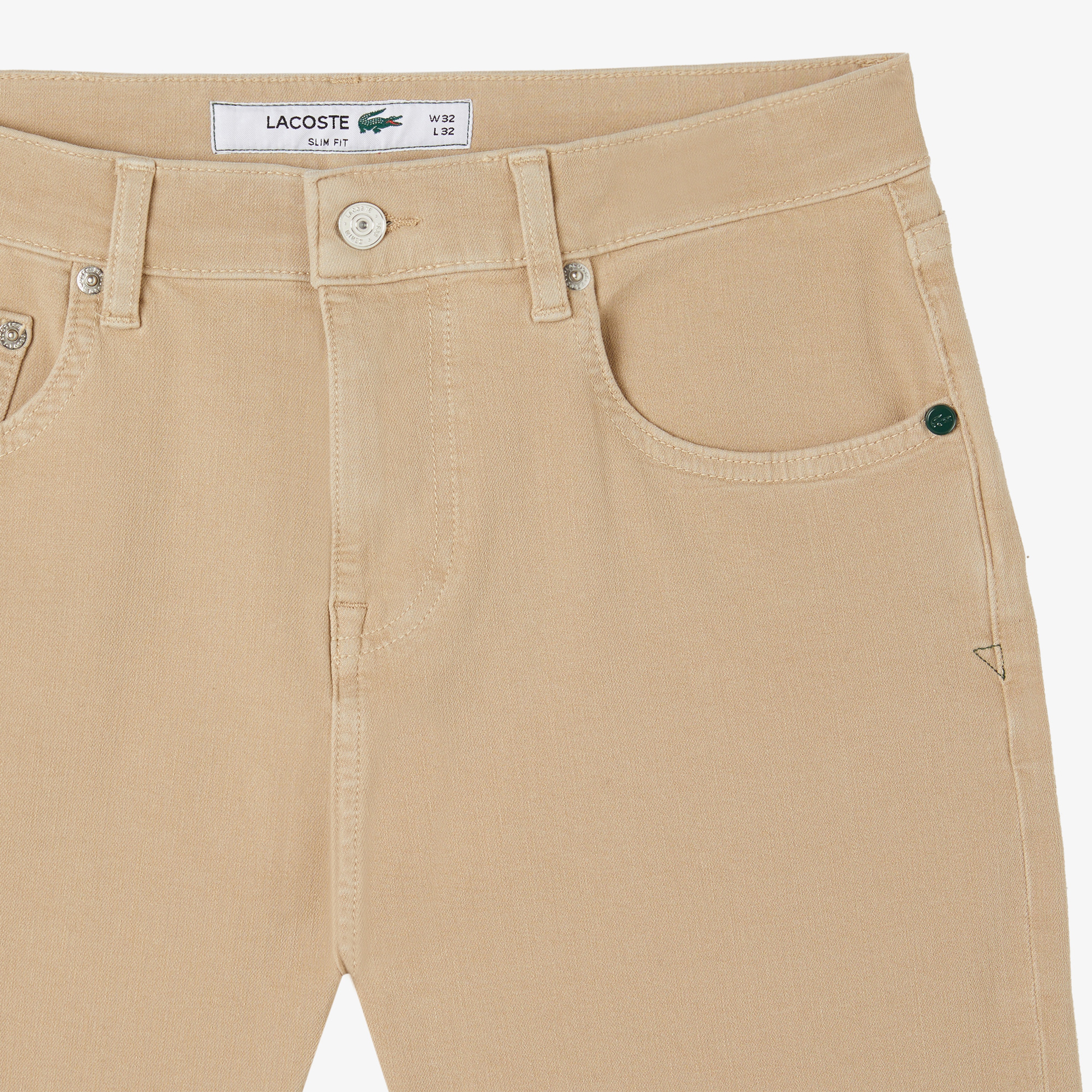 Erkek Slim Fit Bej Jean Pantolon