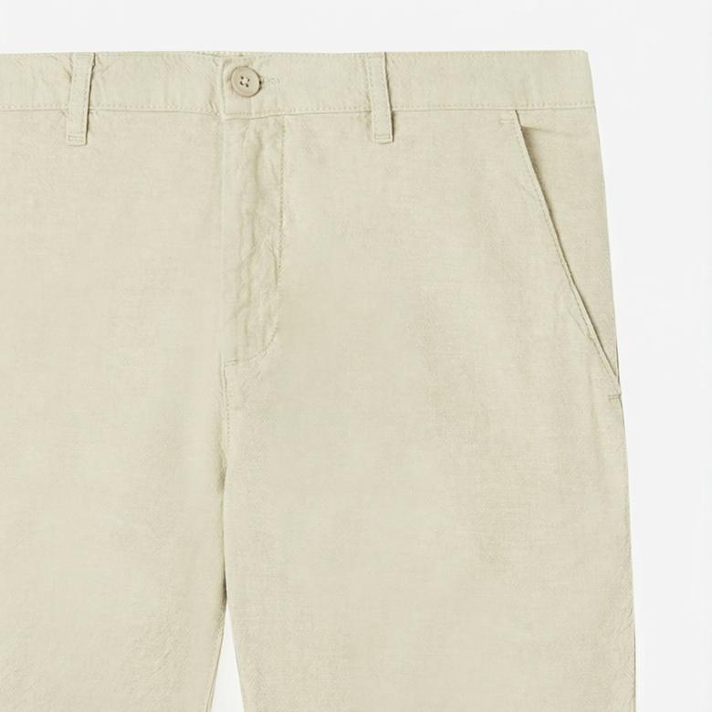 Nautica Erkek Bej Slim Fit Şort