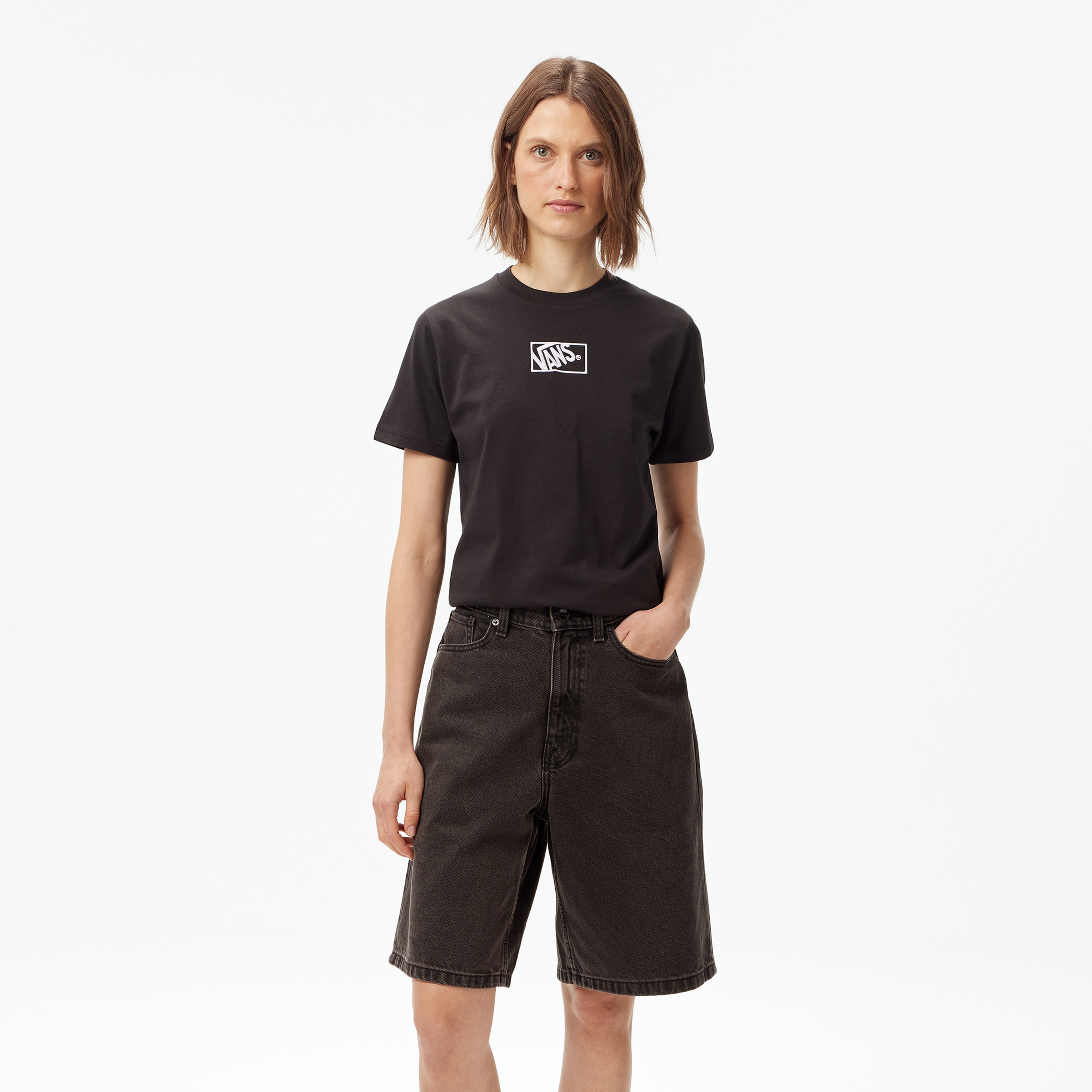 Vans By Blocked Box Çocuk Siyah T-Shirt