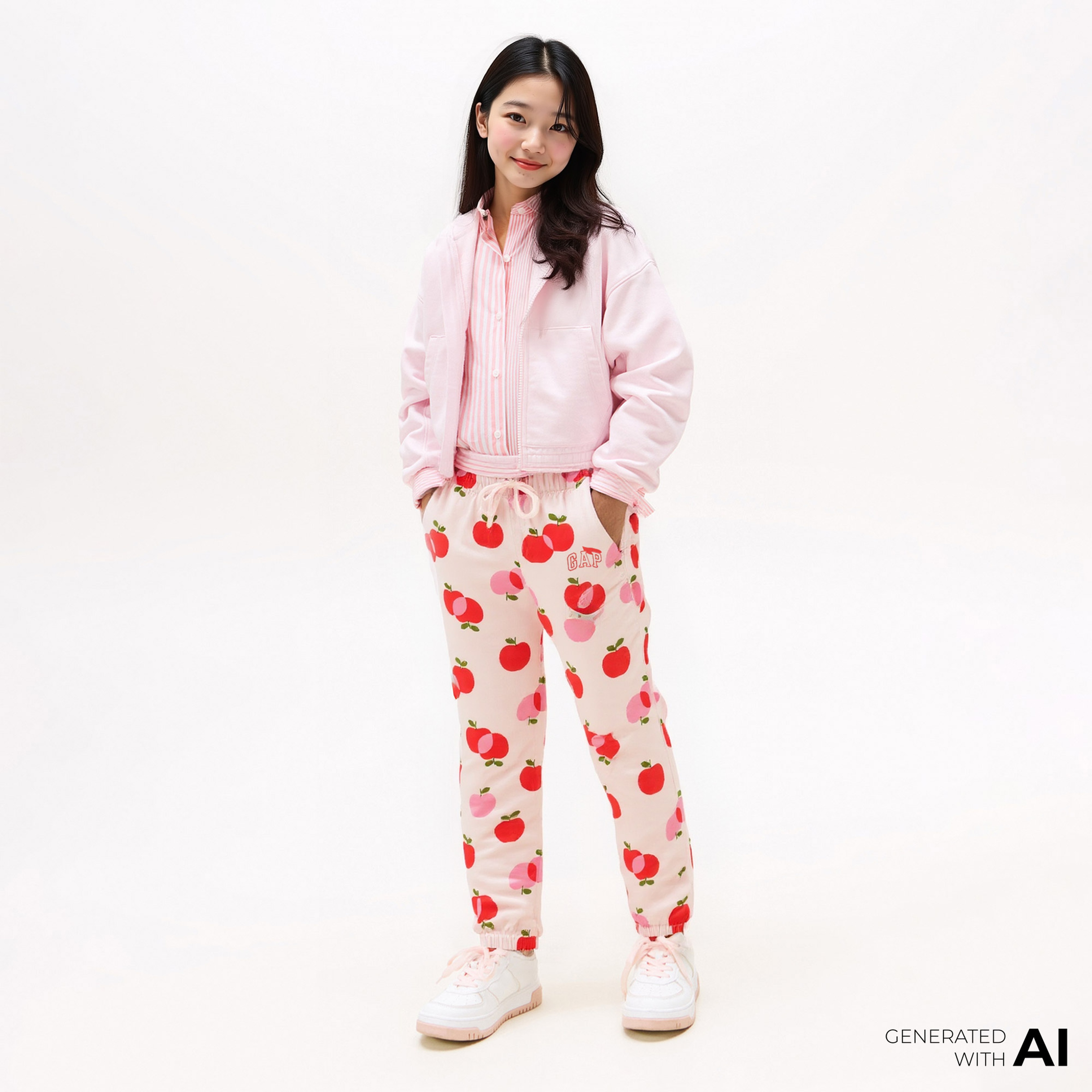 Gap V-Logo Çocuk Gri Eşofman Altı