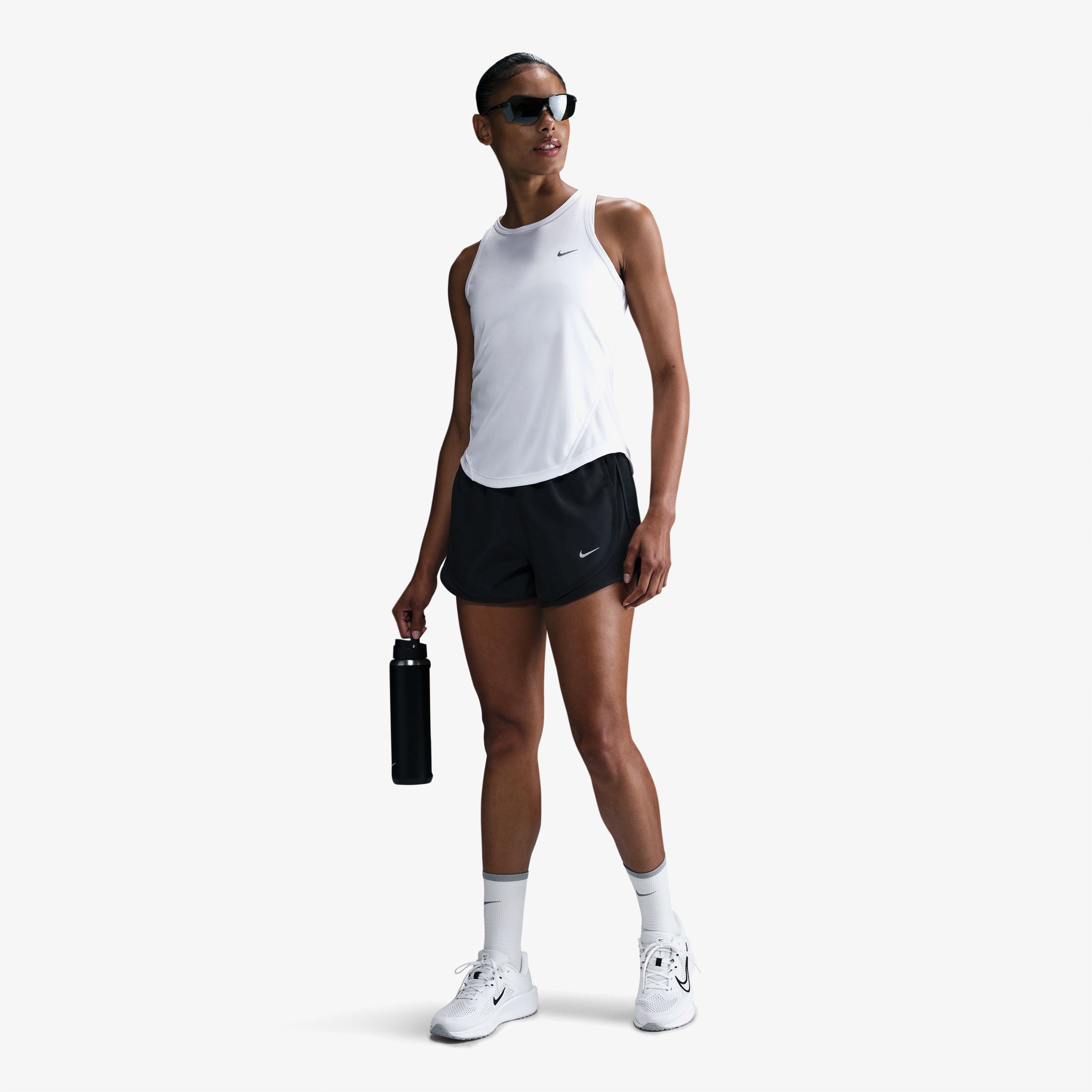 Nike Tank Top/Singlet Kadın Beyaz Koşu T-Shirt