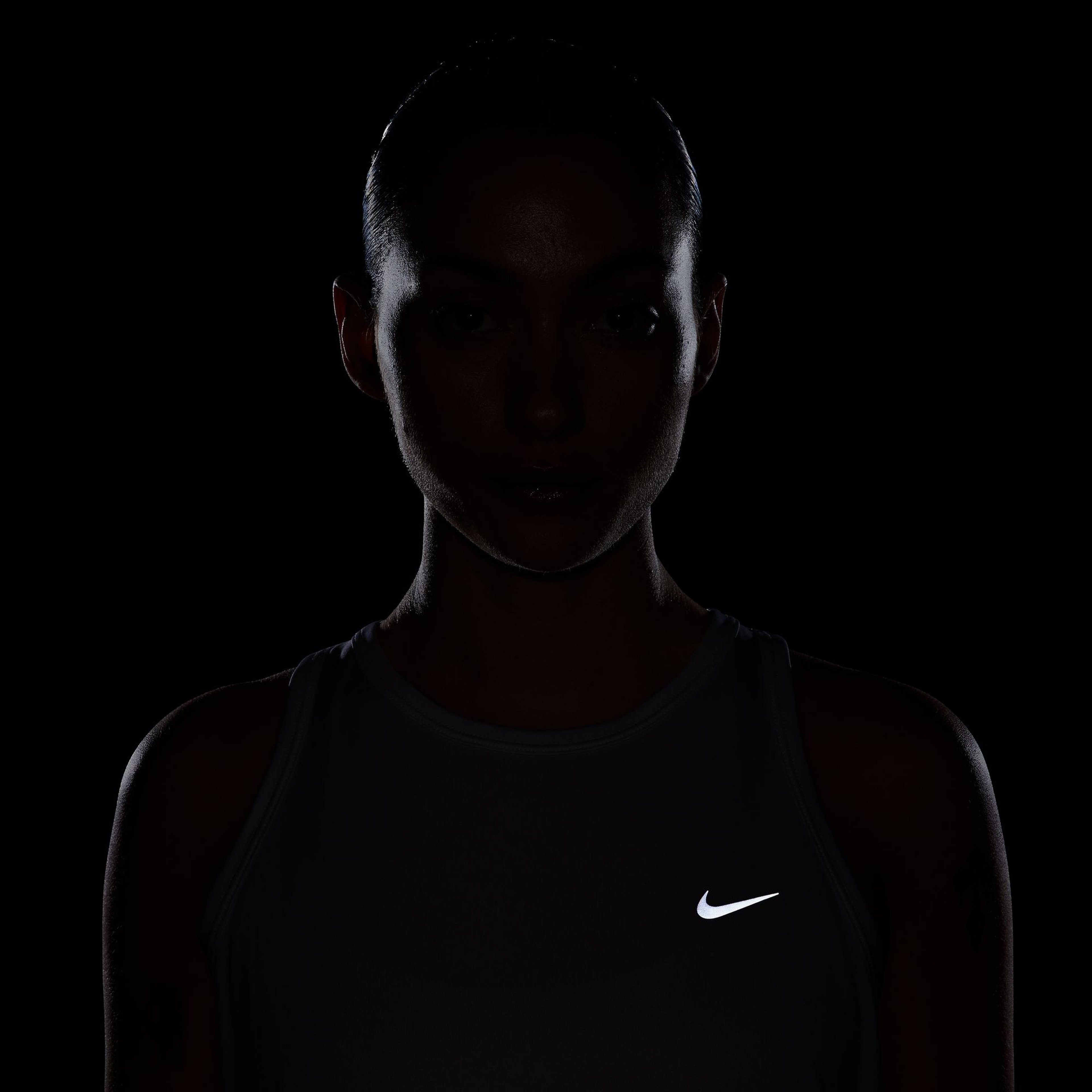 Nike Tank Top/Singlet Kadın Beyaz Koşu T-Shirt