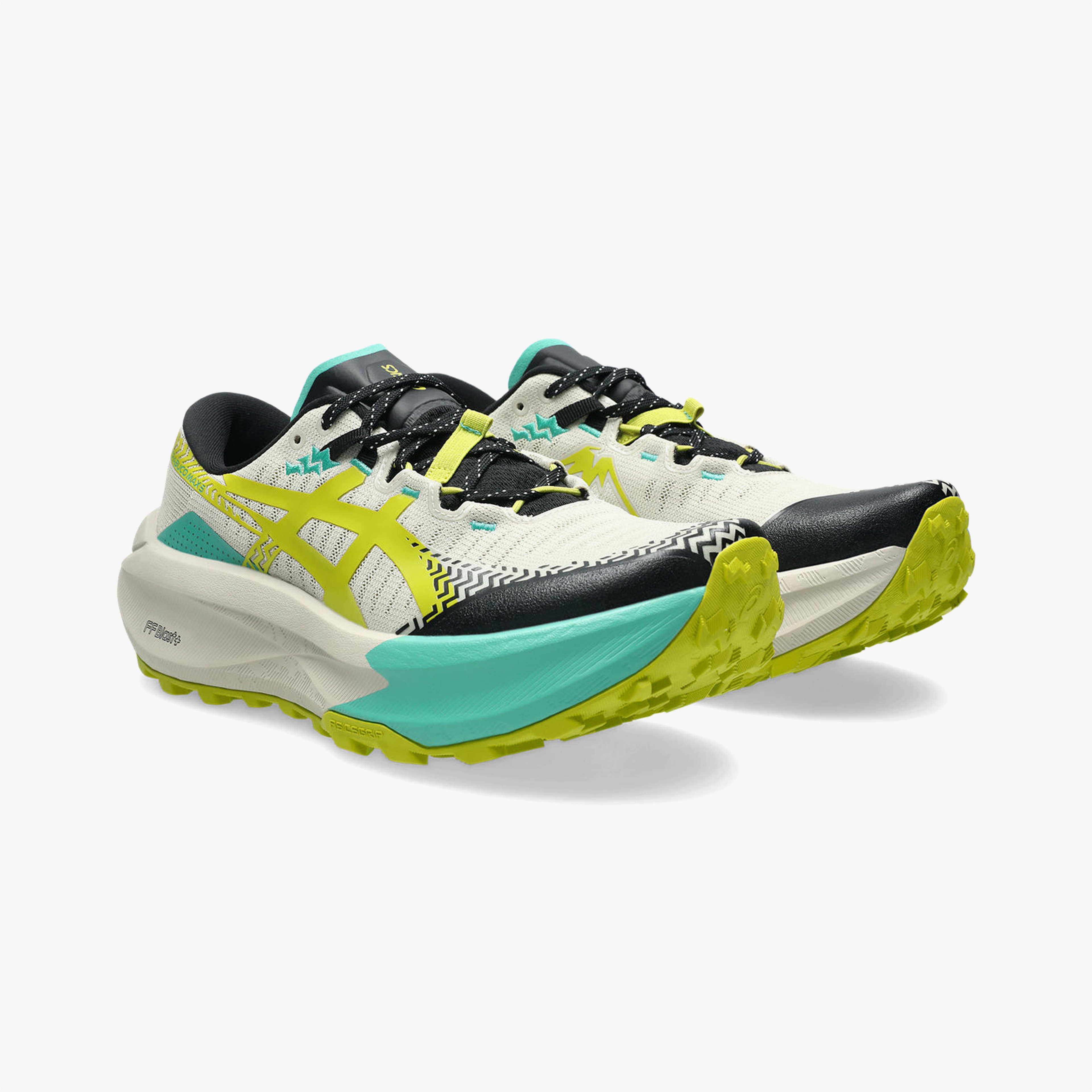 Asics Trabuco Max 5 Erkek Krem Koşu Ayakkabısı