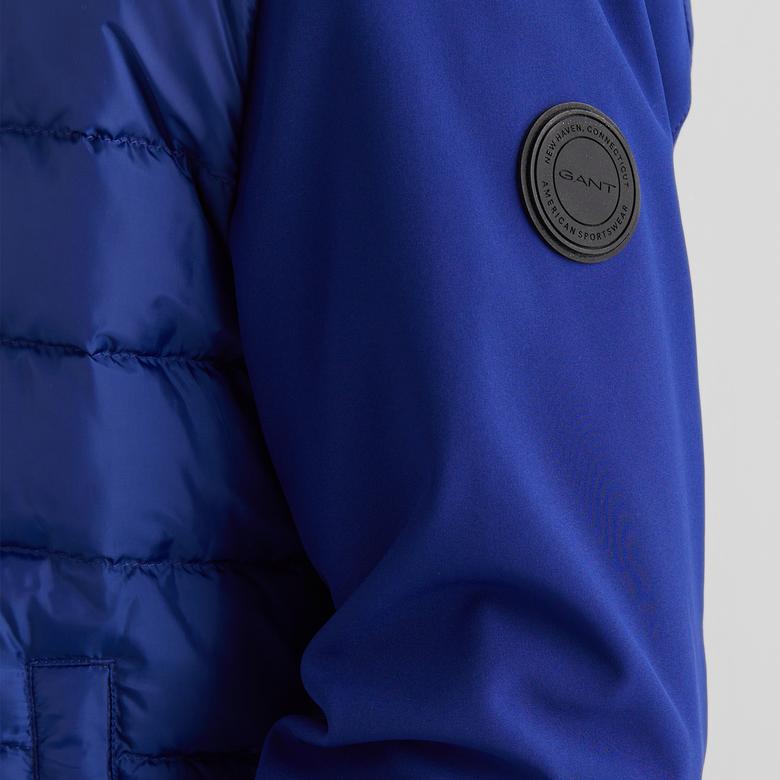 GANT Erkek Lacivert Kapüşonlu Kapitone Mont