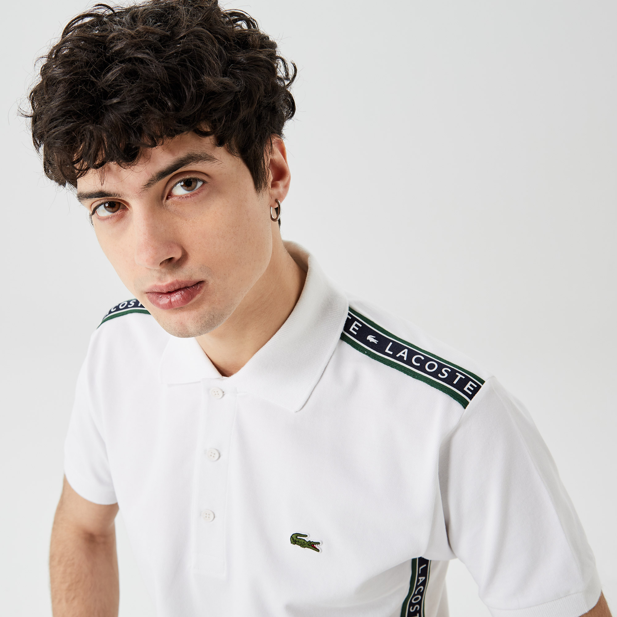 Lacoste Erkek Beyaz Polo