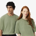 Lacoste Loose Fit Heavy Unisex Yeşil T-Shirt