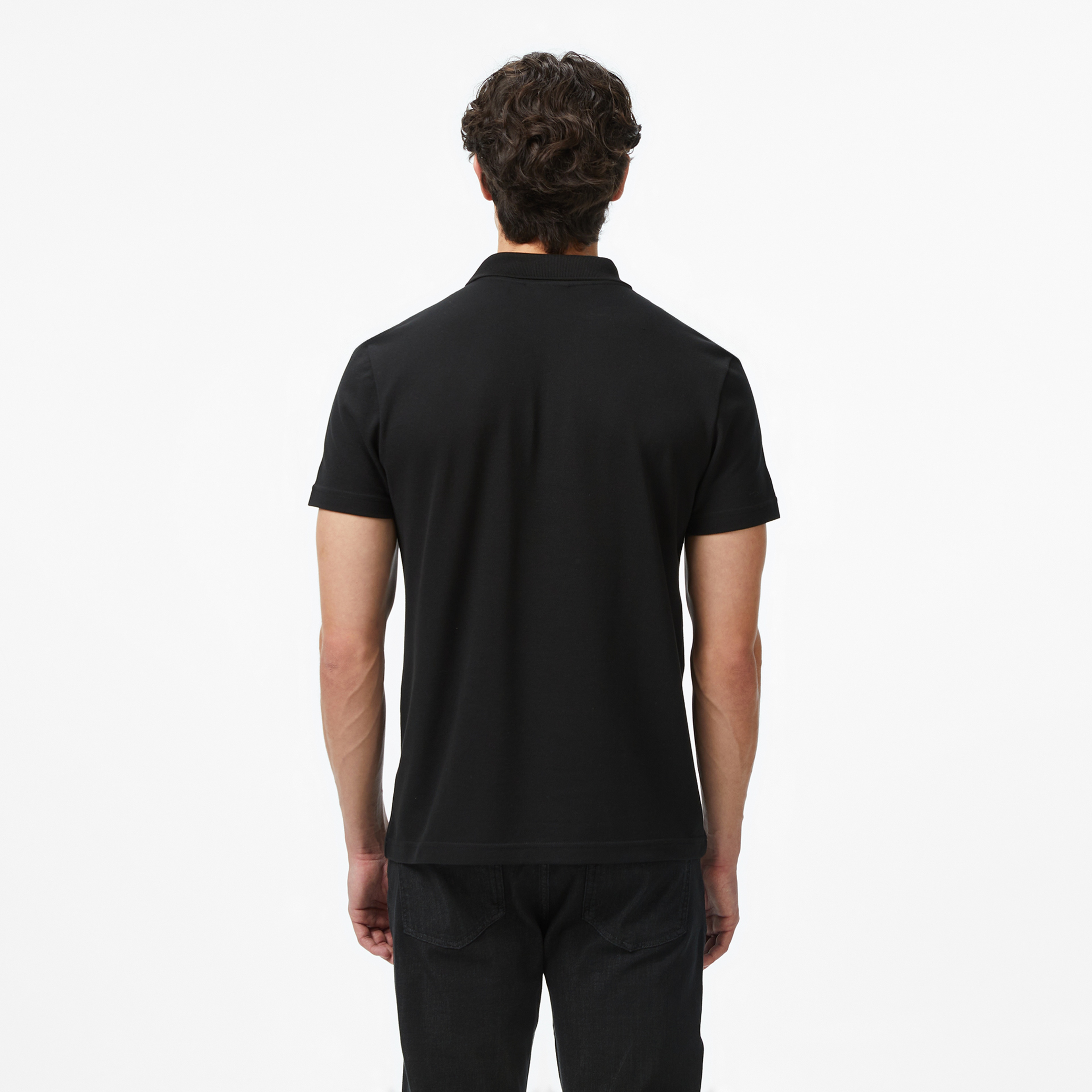 Lacoste Erkek Regular Fit Renk Bloklu Siyah Polo