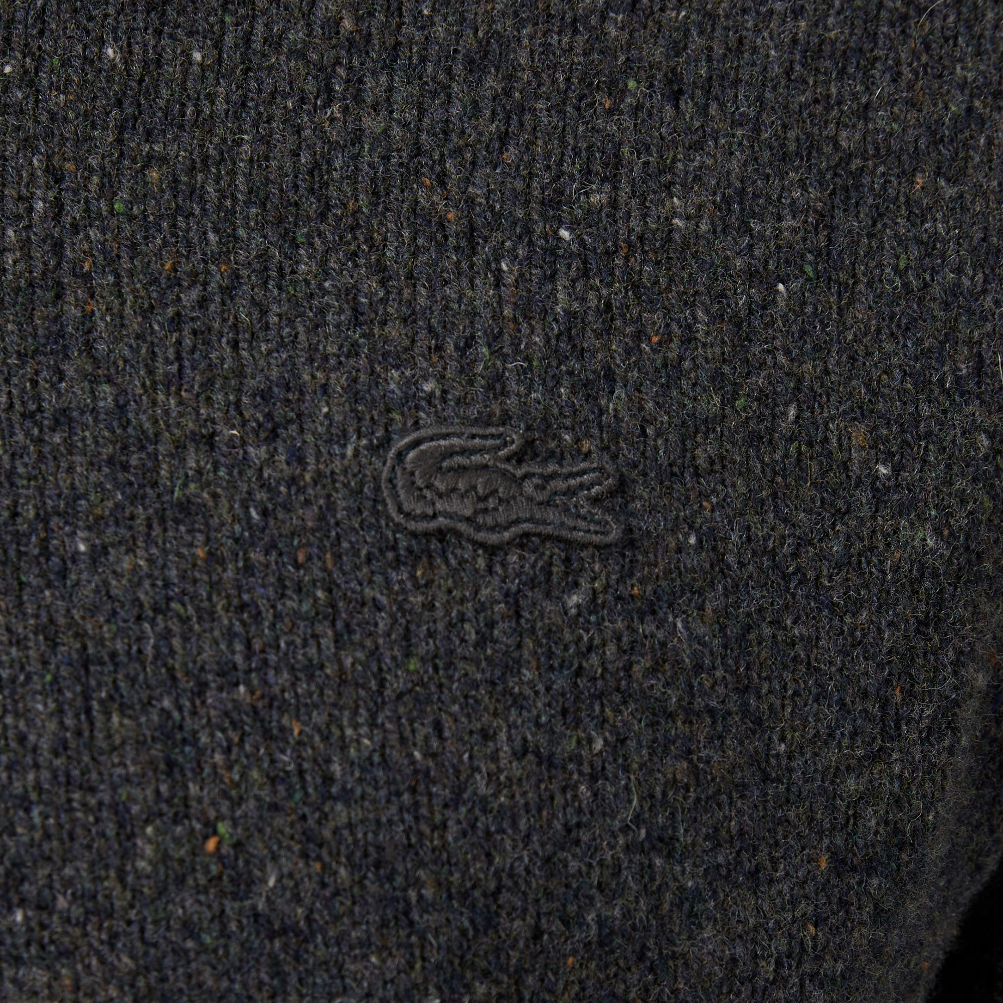 Erkek Classic Fit Bisiklet Yaka Yün Gri Kazak