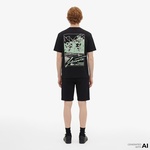Lacoste Tennis Heritage Multi Print Erkek Siyah T-Shirt