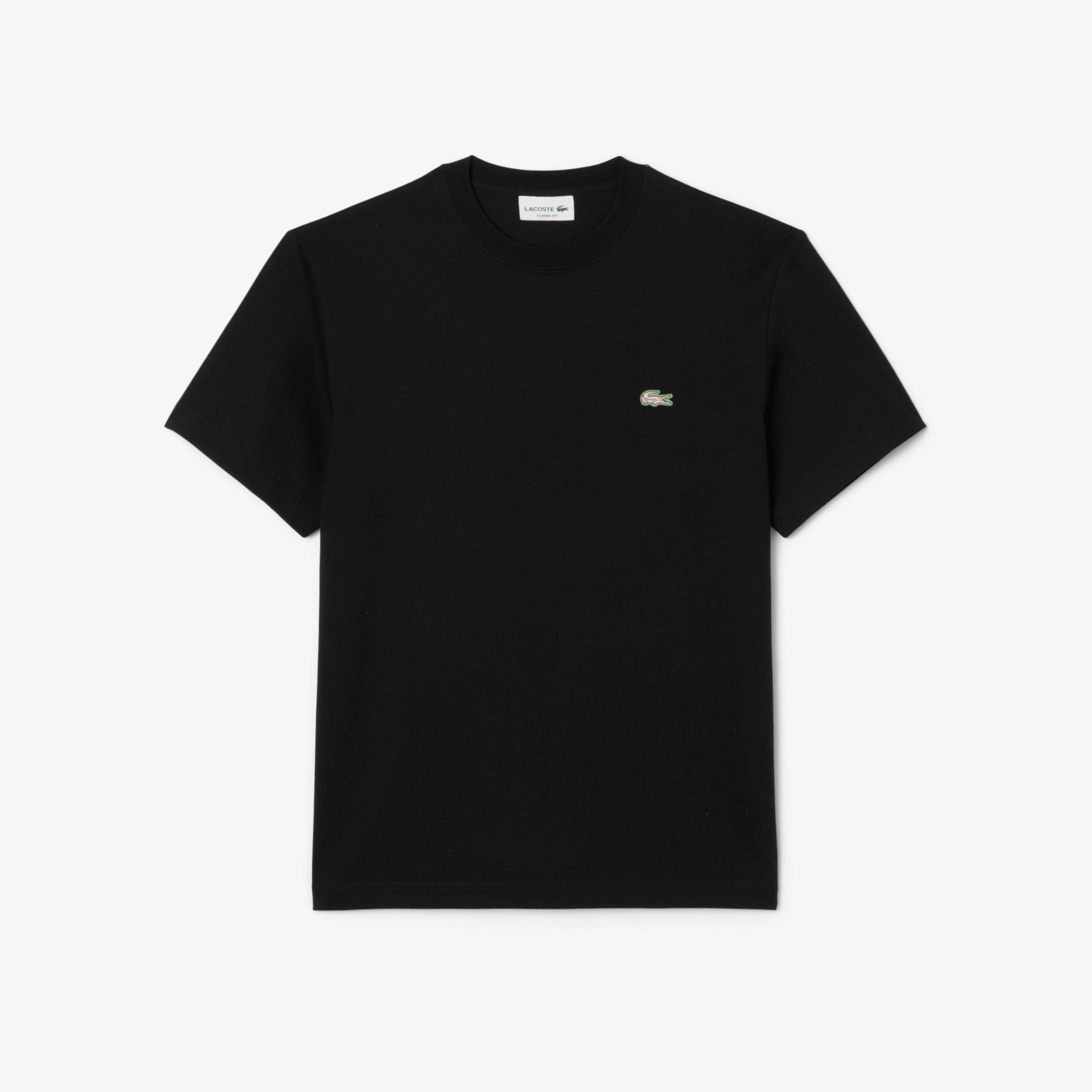 Lacoste Tennis Heritage Multi Print Erkek Siyah T-Shirt