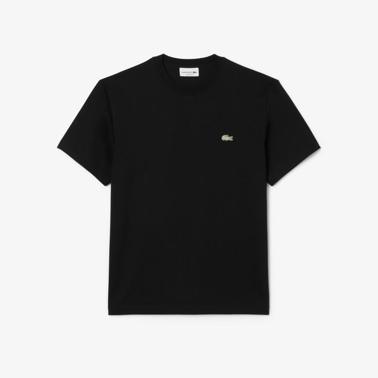 Lacoste Tennis Heritage Multi Print Erkek Siyah T-Shirt