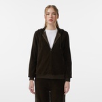 Lacoste Kadın Regular Fit Kapüşonlu Haki Sweatshirt