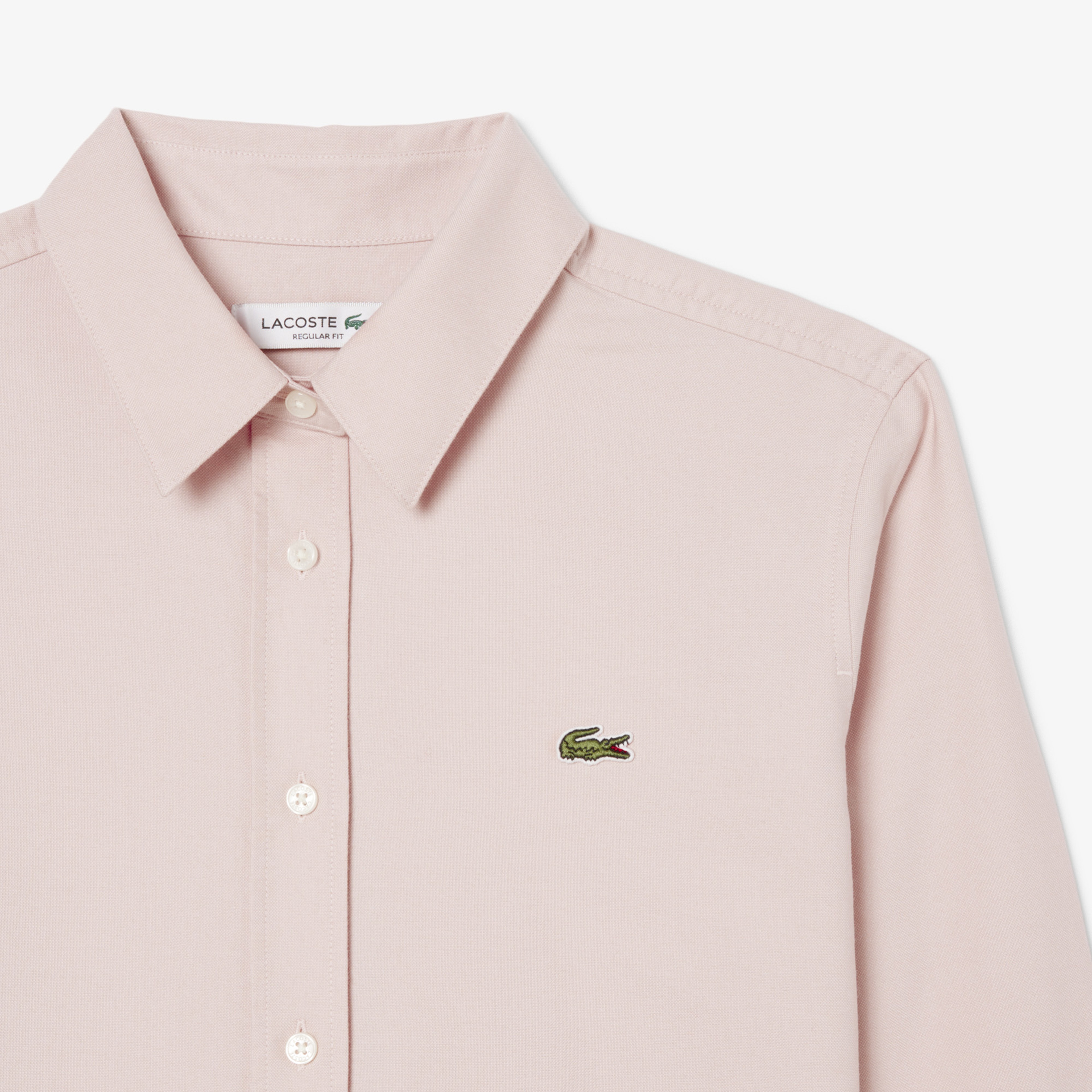 Lacoste Kadın Regular Fit Pembe Gömlek