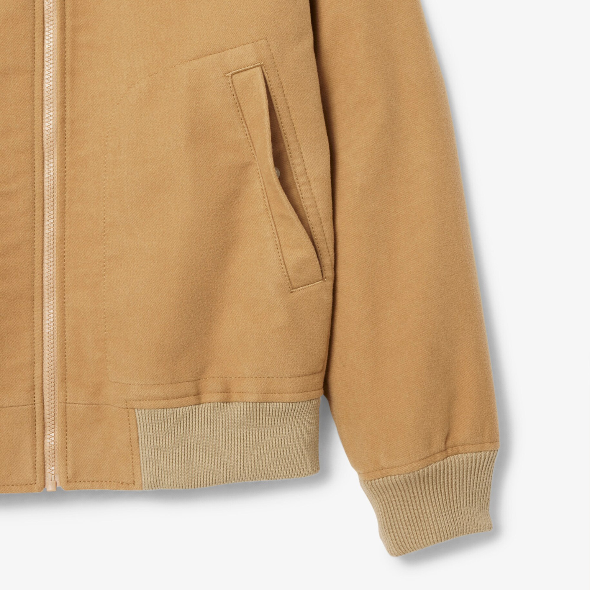 Erkek Classic Fit Gömlek Yaka Bej Ceket