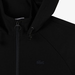 Lacoste Kadın Regular Fit Kapüşonlu Siyah Ceket