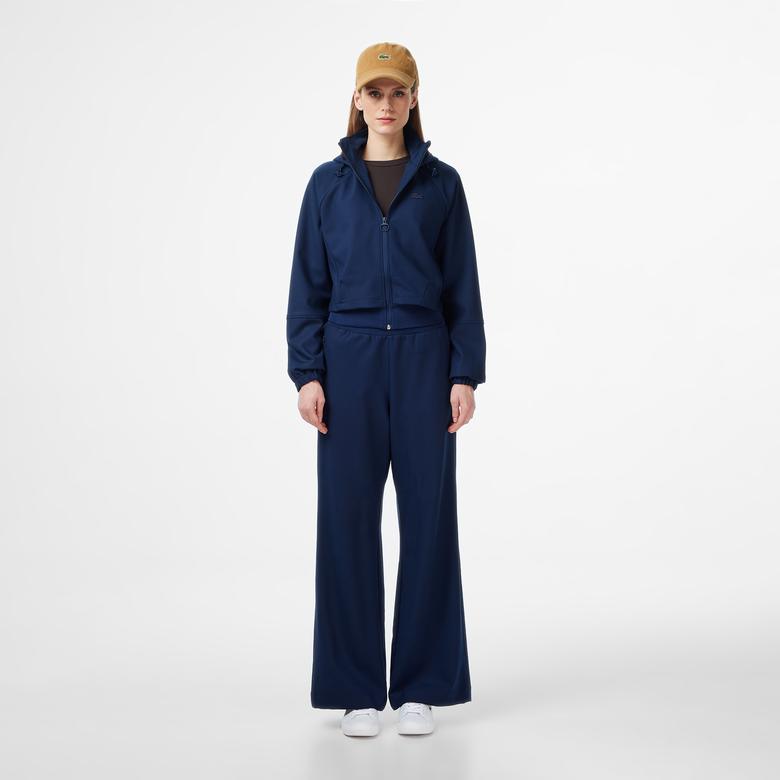 Lacoste Kadın Regular Fit Kapüşonlu Lacivert Ceket