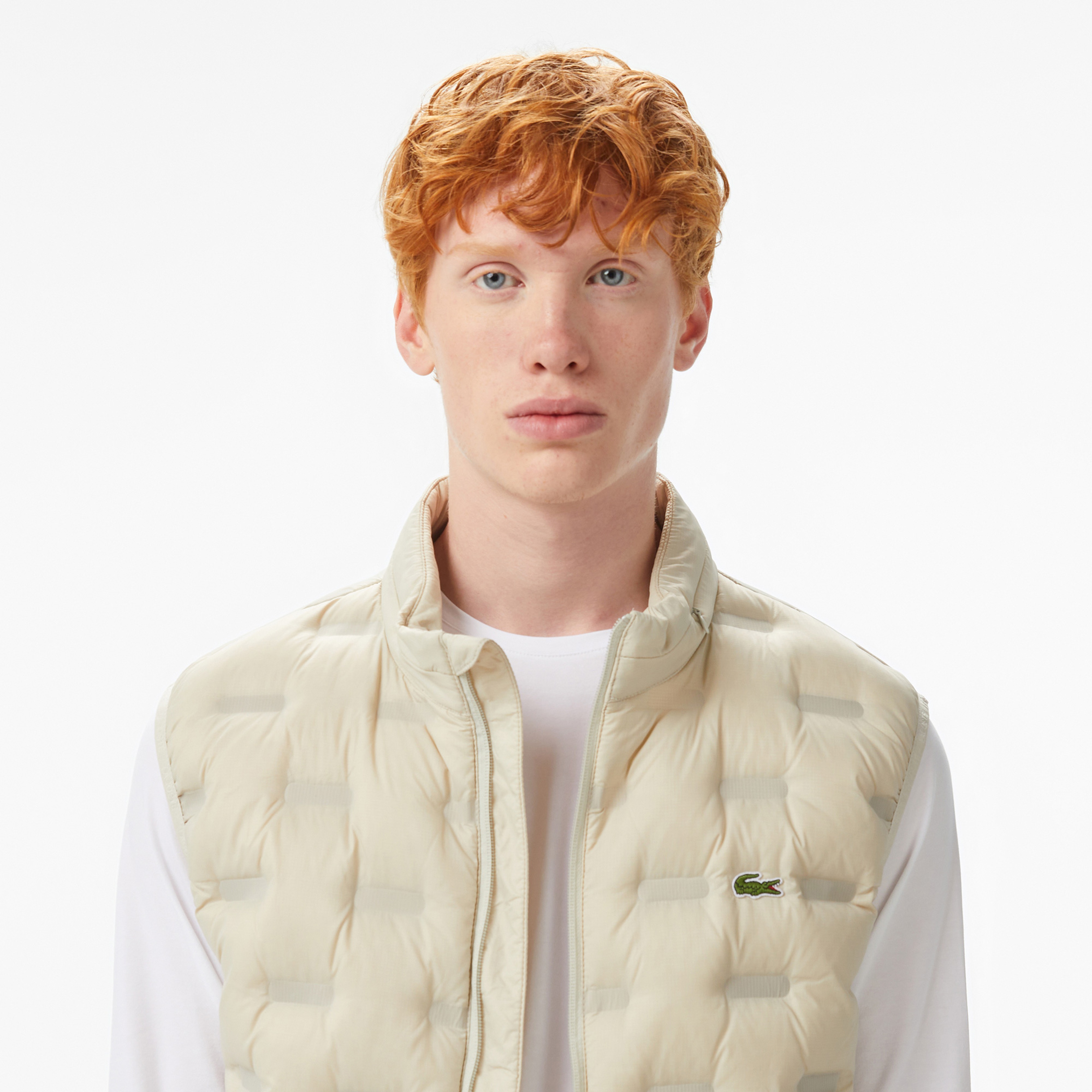 Erkek Dik Yaka Açık Gri Yelek