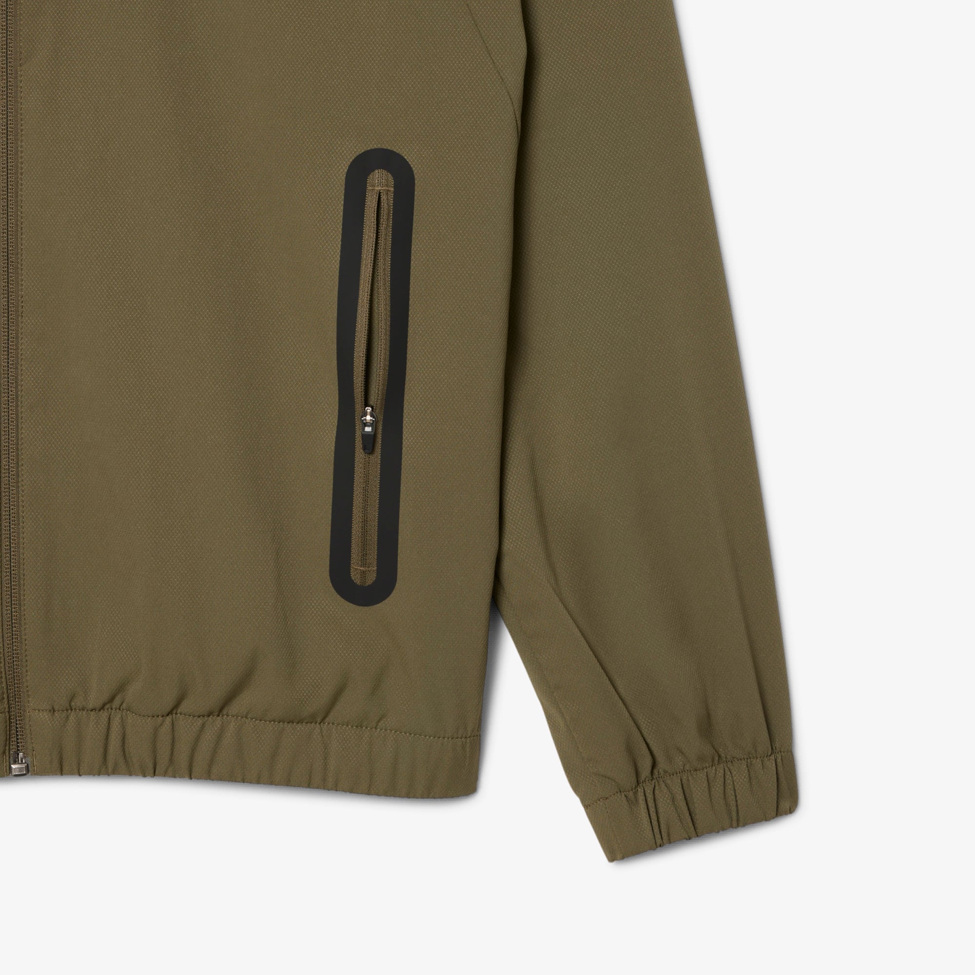 Lacoste Erkek Regular Fit Fermuarlı Baskılı Haki Eşofman Takımı