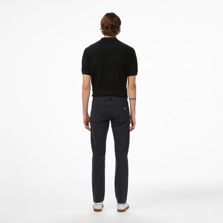 Erkek Regular Fit Siyah Jean Pantolon