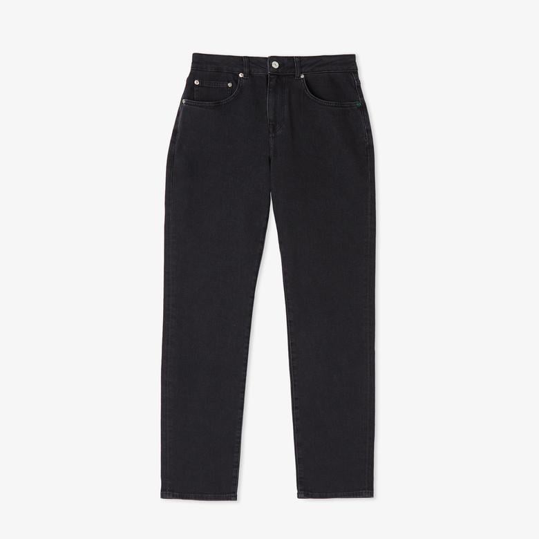 Erkek Regular Fit Siyah Jean Pantolon