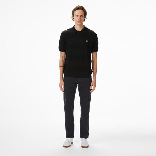 Erkek Regular Fit Siyah Jean Pantolon