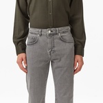 Erkek Regular Fit Gri Jean Pantolon