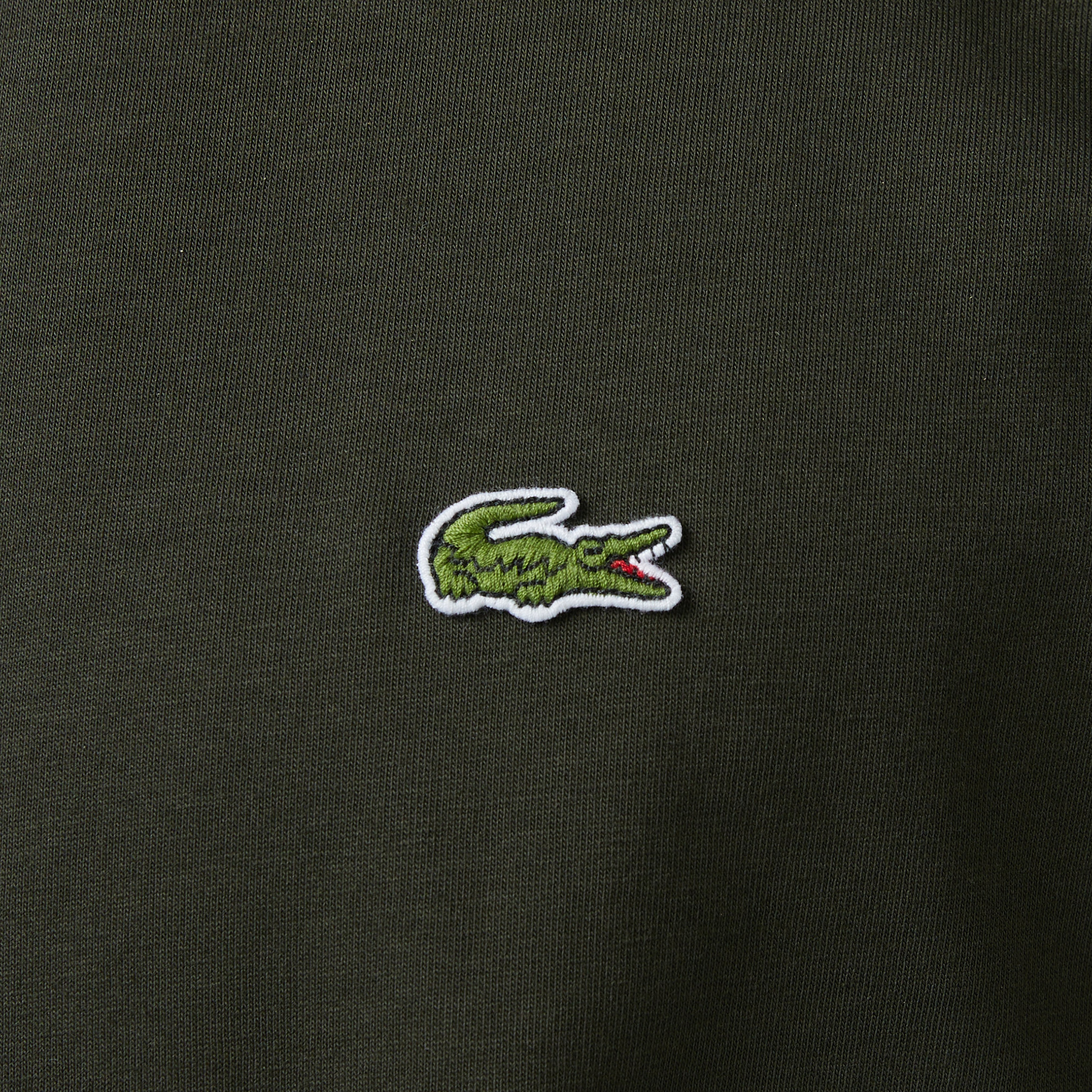 Lacoste Erkek Classic Fit Bisiklet Yaka Haki T-Shirt