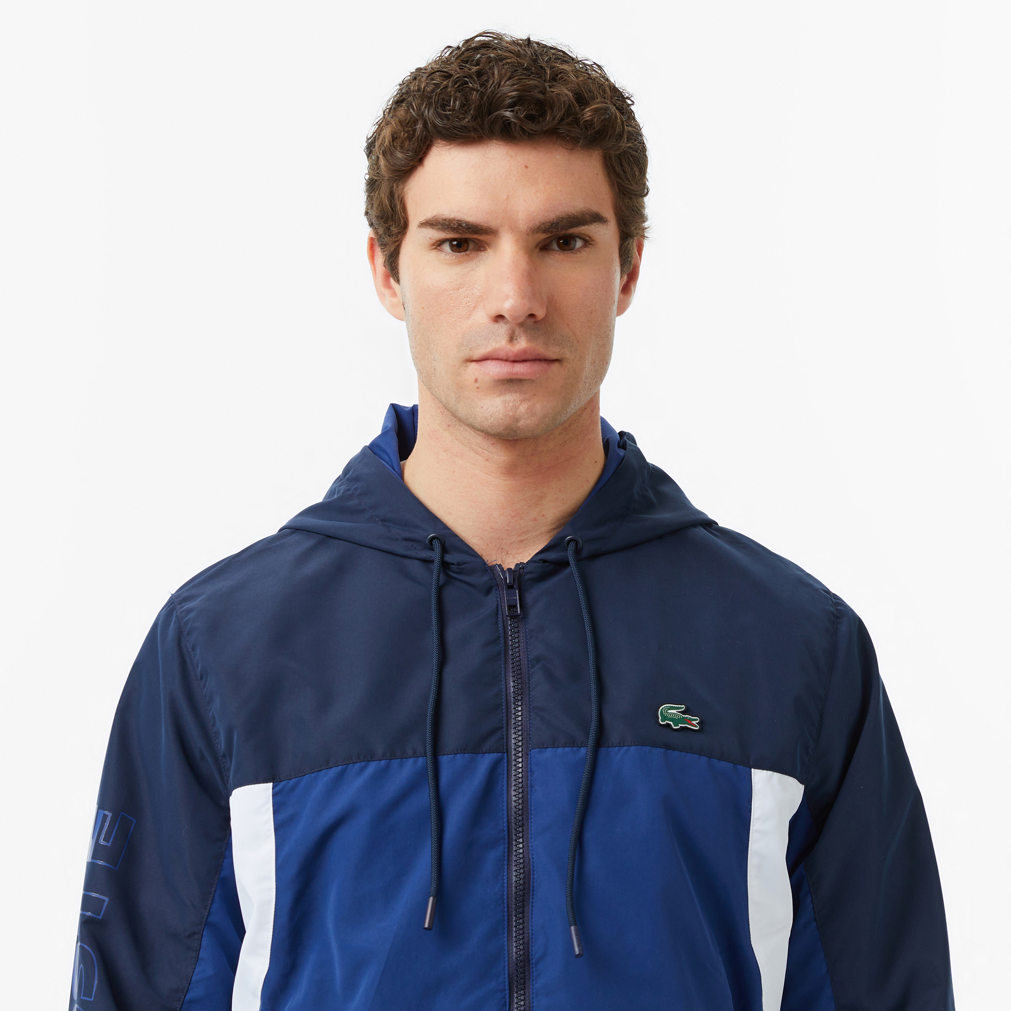 Lacoste Erkek Regular Fit Fermuarlı Renk Bloklu Lacivert Eşofman Takımı