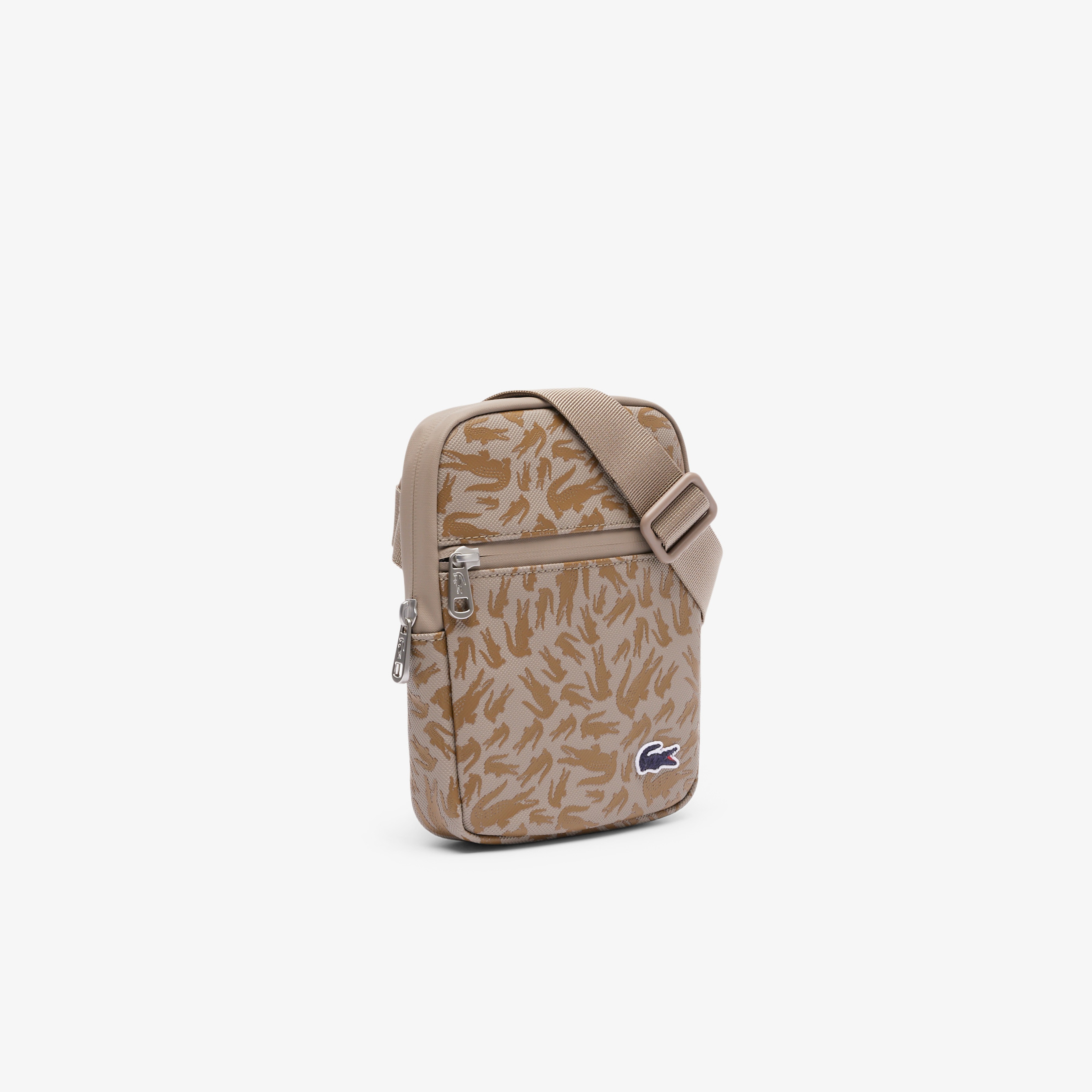 Lacoste Erkek Monogram Bej Postacı Çantası