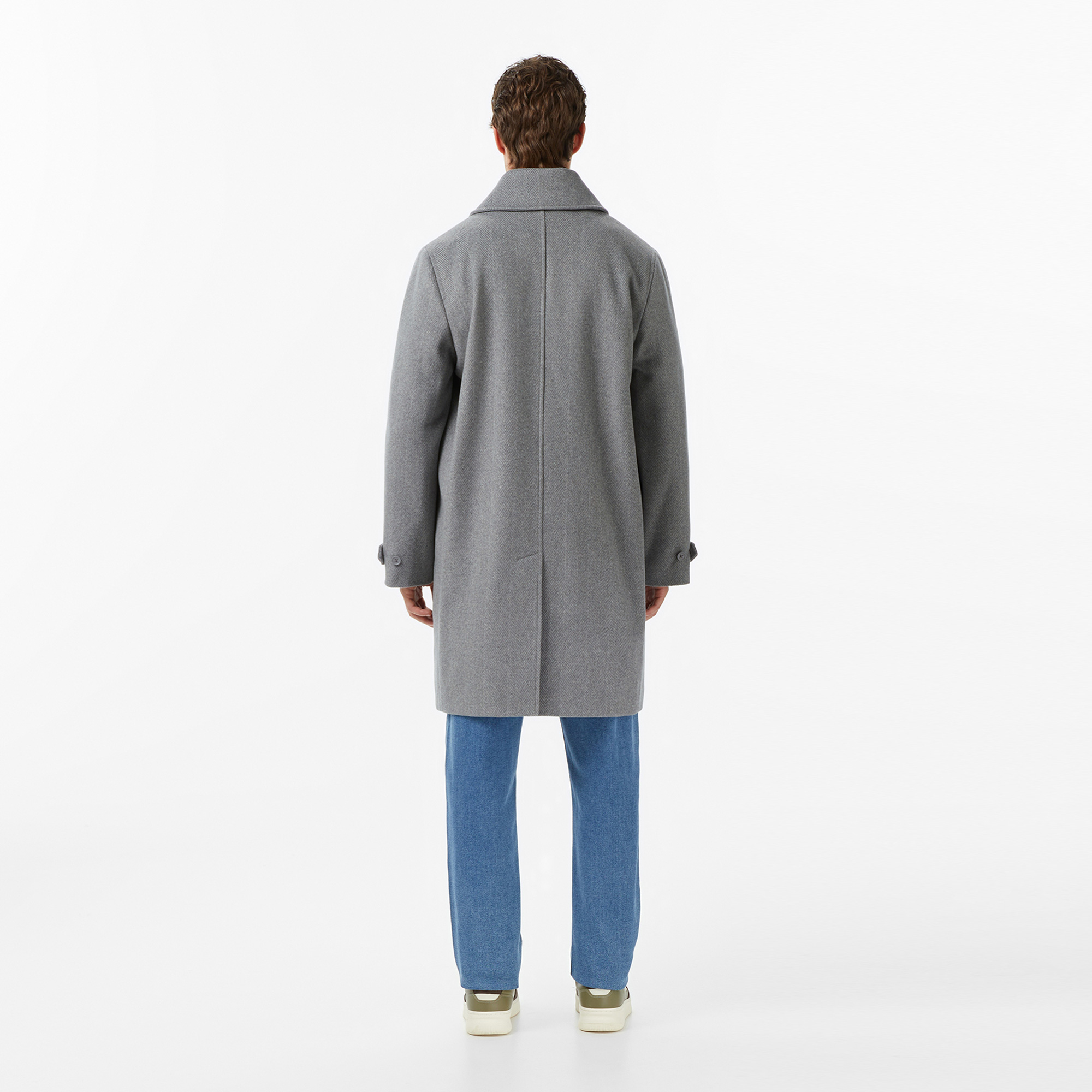 Lacoste Erkek Regular Fit Gri Mont