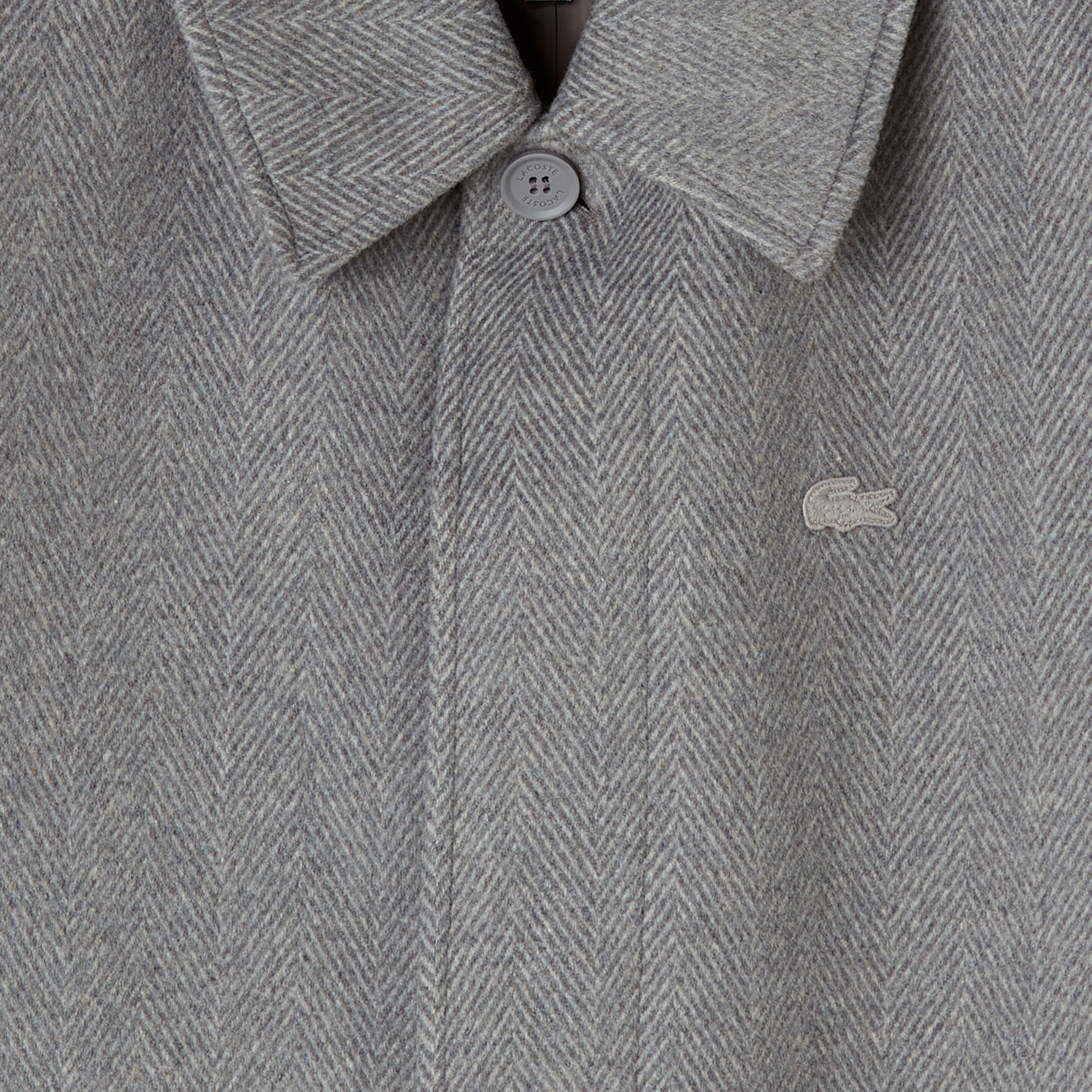 Lacoste Erkek Regular Fit Gri Mont