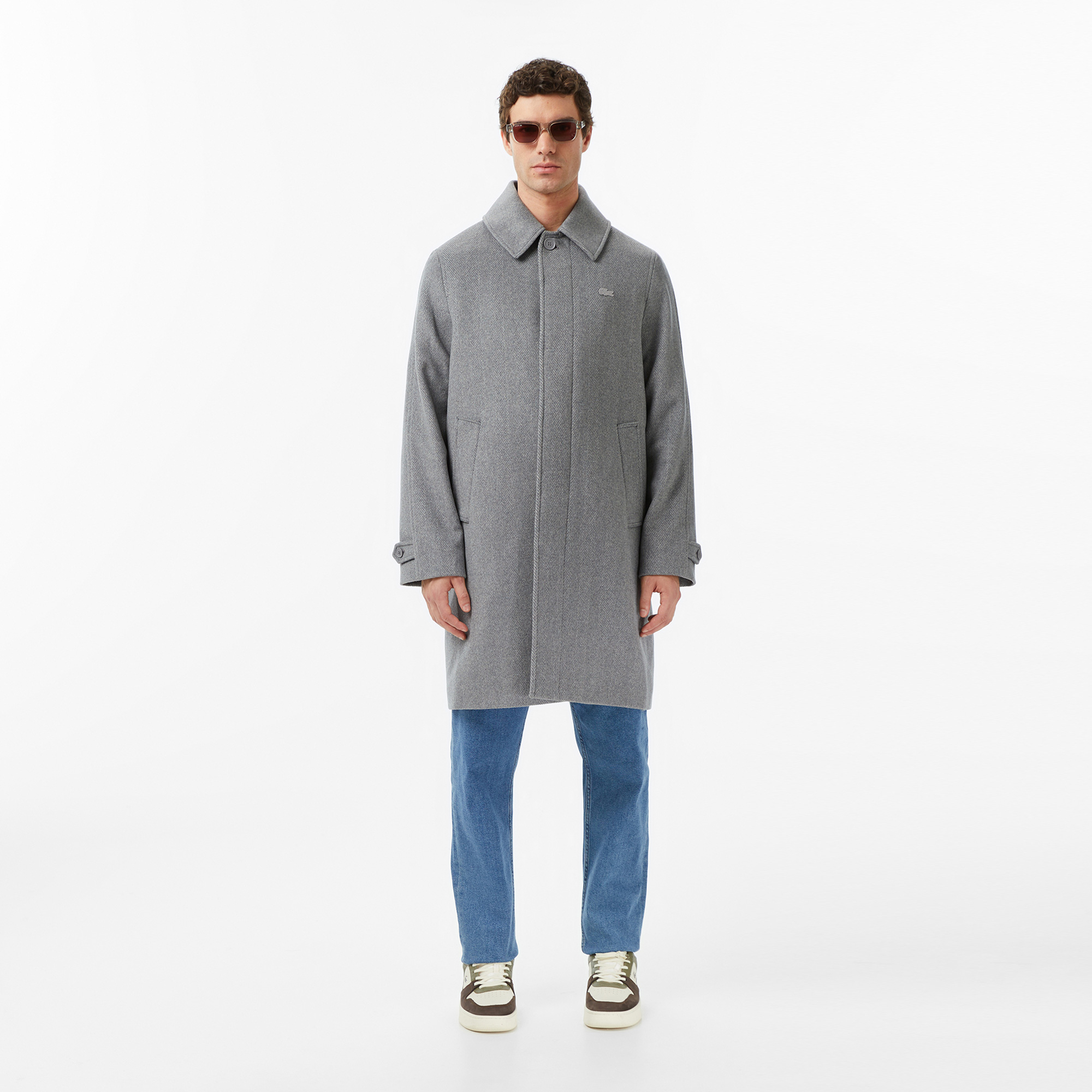 Lacoste Erkek Regular Fit Gri Mont