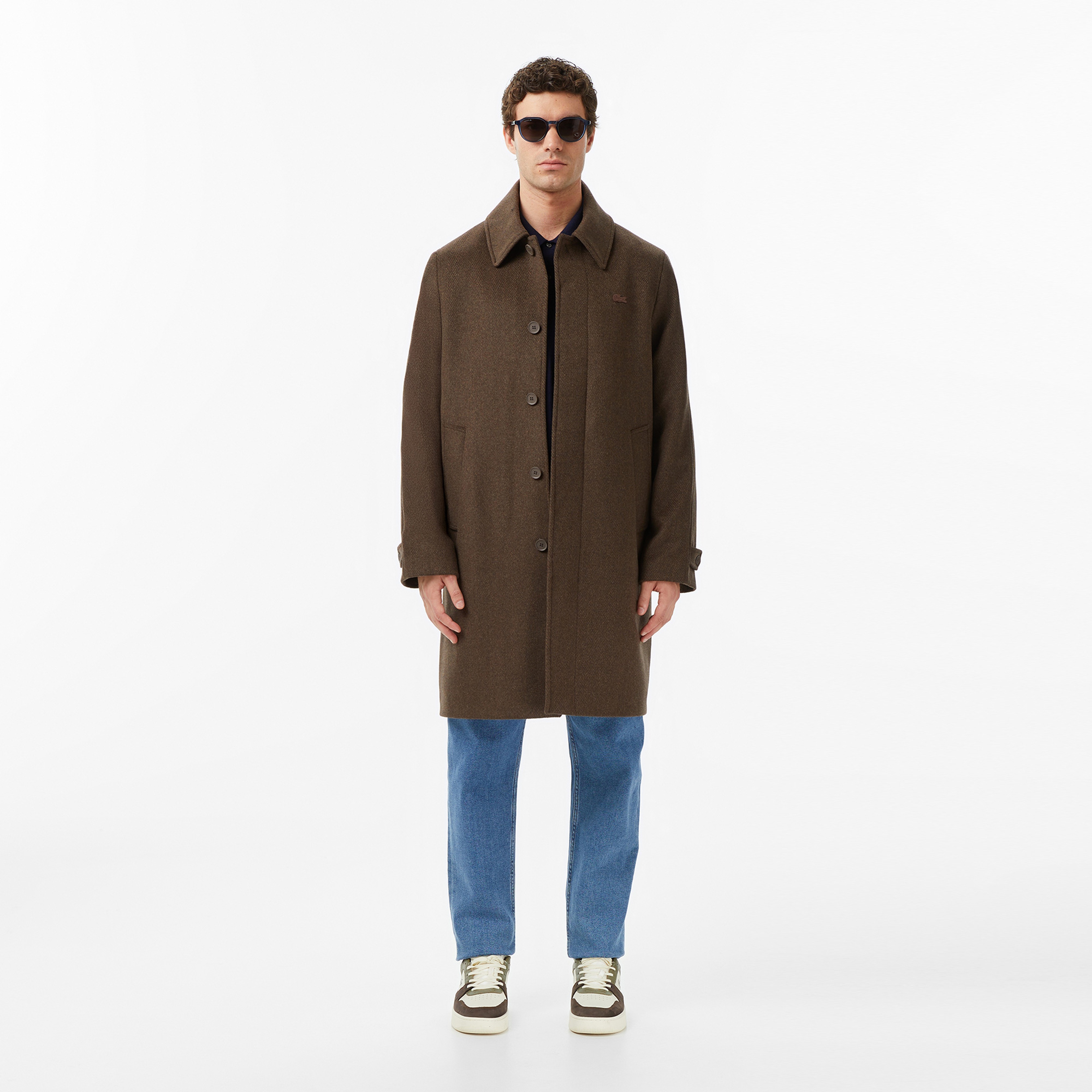 Lacoste Erkek Regular Fit Kahverengi Mont