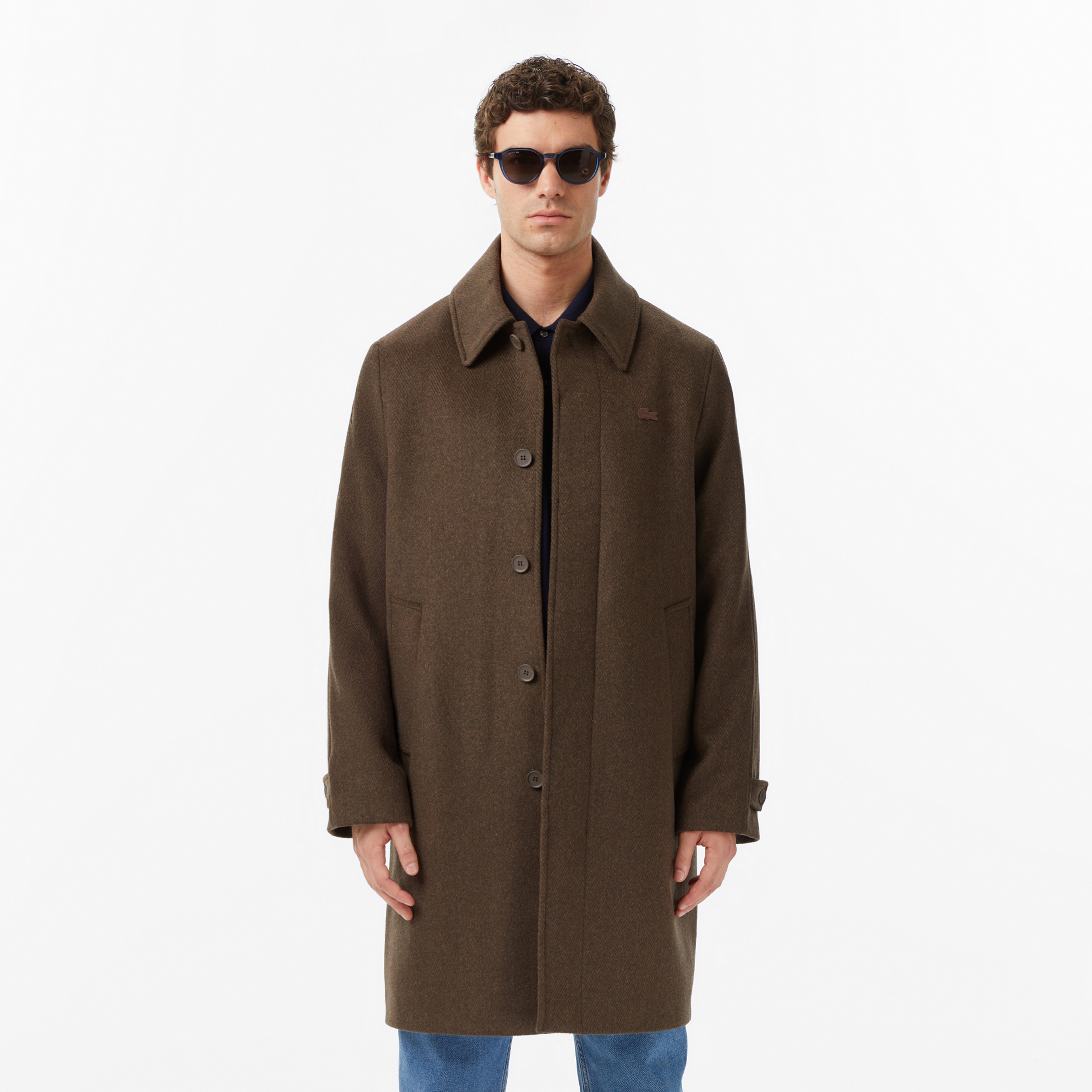 Lacoste Erkek Regular Fit Kahverengi Mont