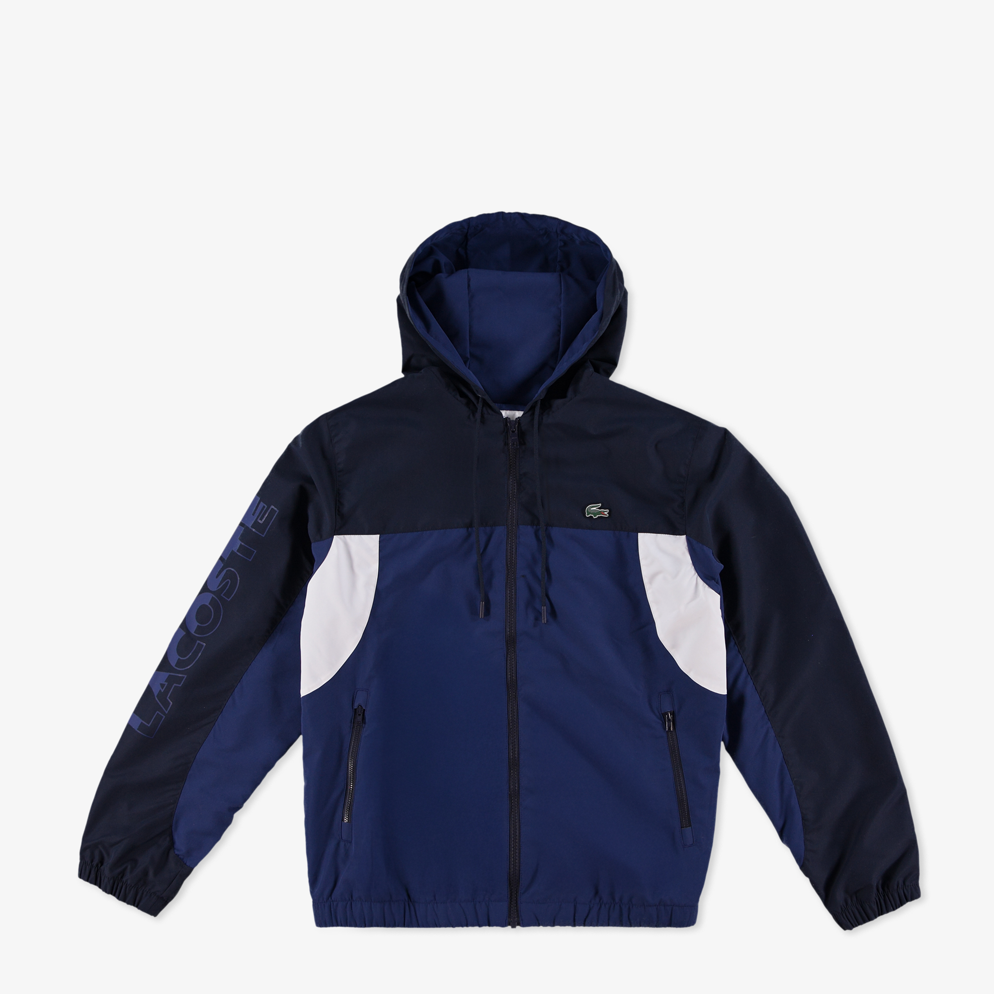 Lacoste Erkek Regular Fit Fermuarlı Renk Bloklu Lacivert Eşofman Takımı