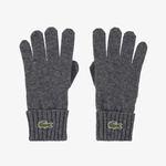Unisex Renk Bloklu Koyu Gri Eldiven