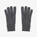 Unisex Renk Bloklu Koyu Gri Eldiven