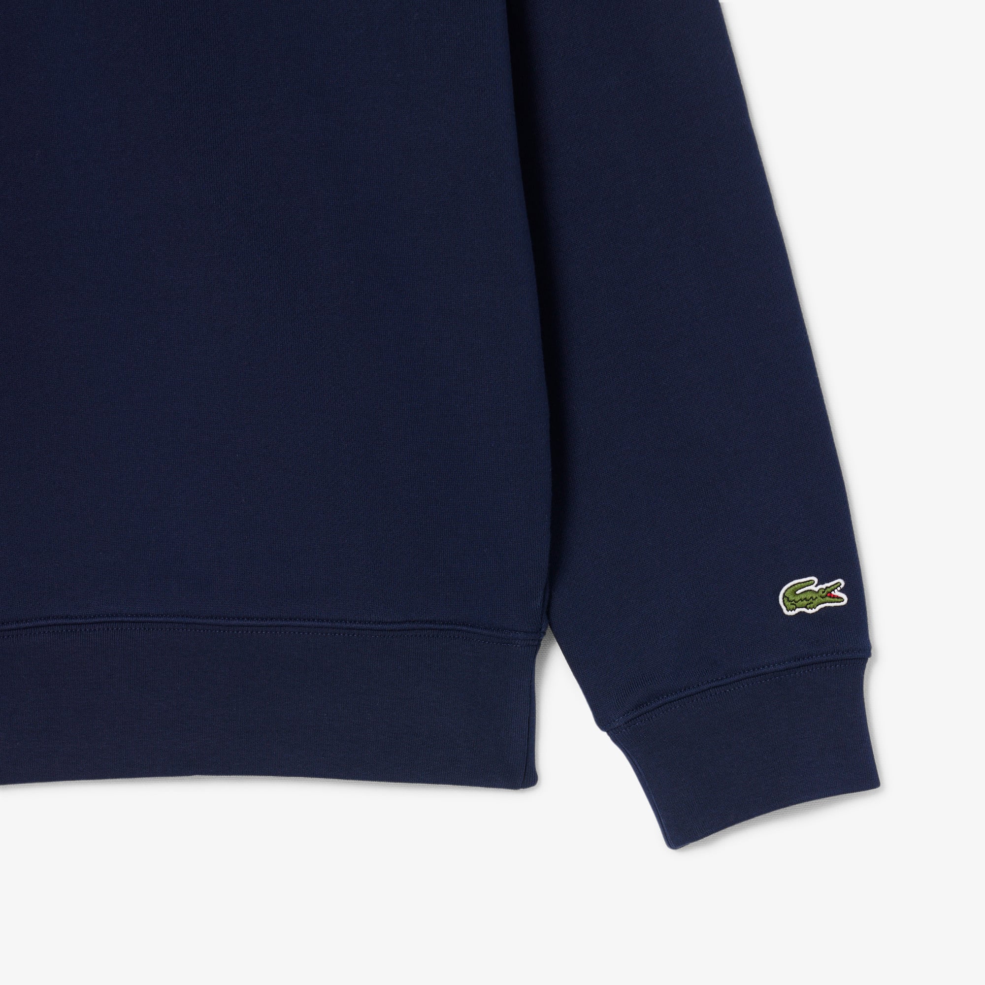 Unisex Classic Fit Yarım Fermuarlı Lacivert Sweatshirt