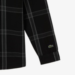 Lacoste Erkek Regular Fit Kareli Siyah Gömlek
